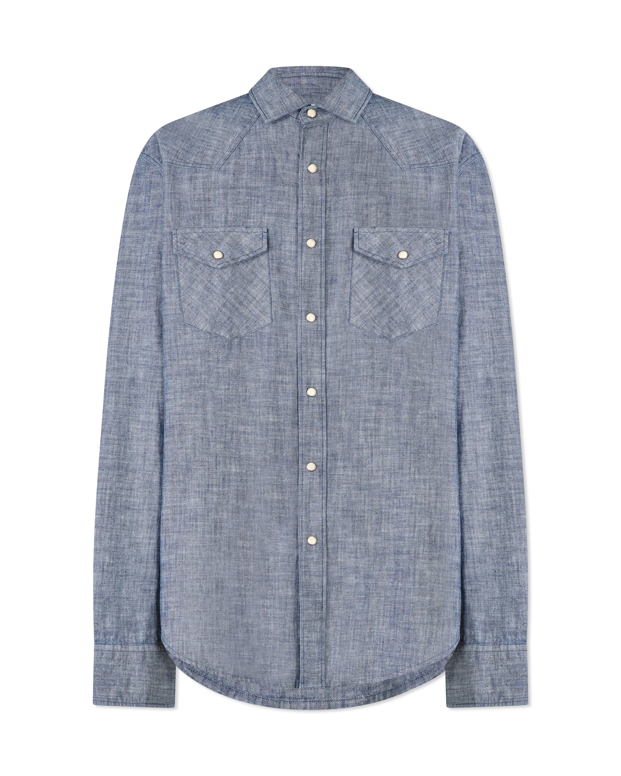 Mélange Cotton Sport Shirt