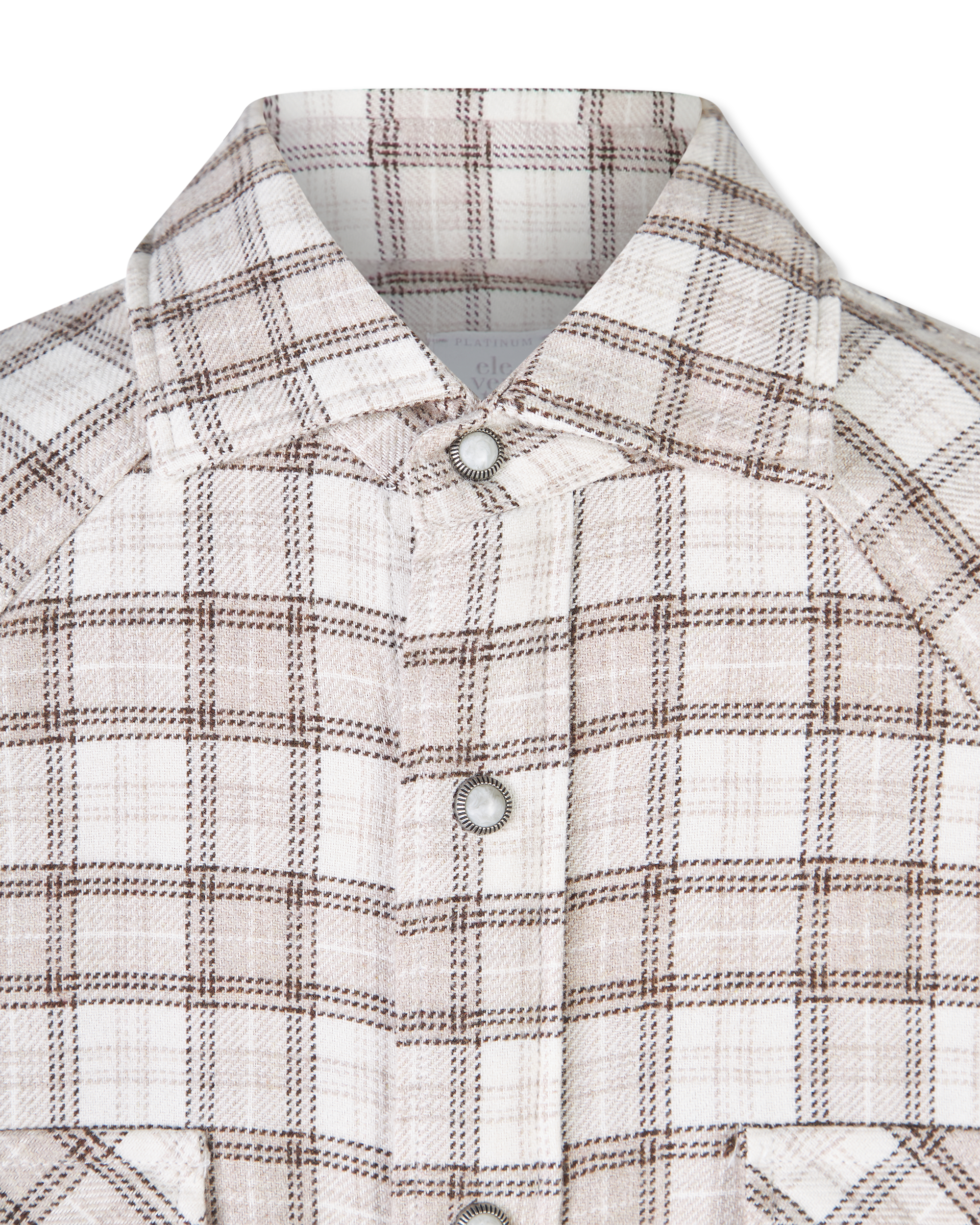 Mélange Cotton Sport Shirt