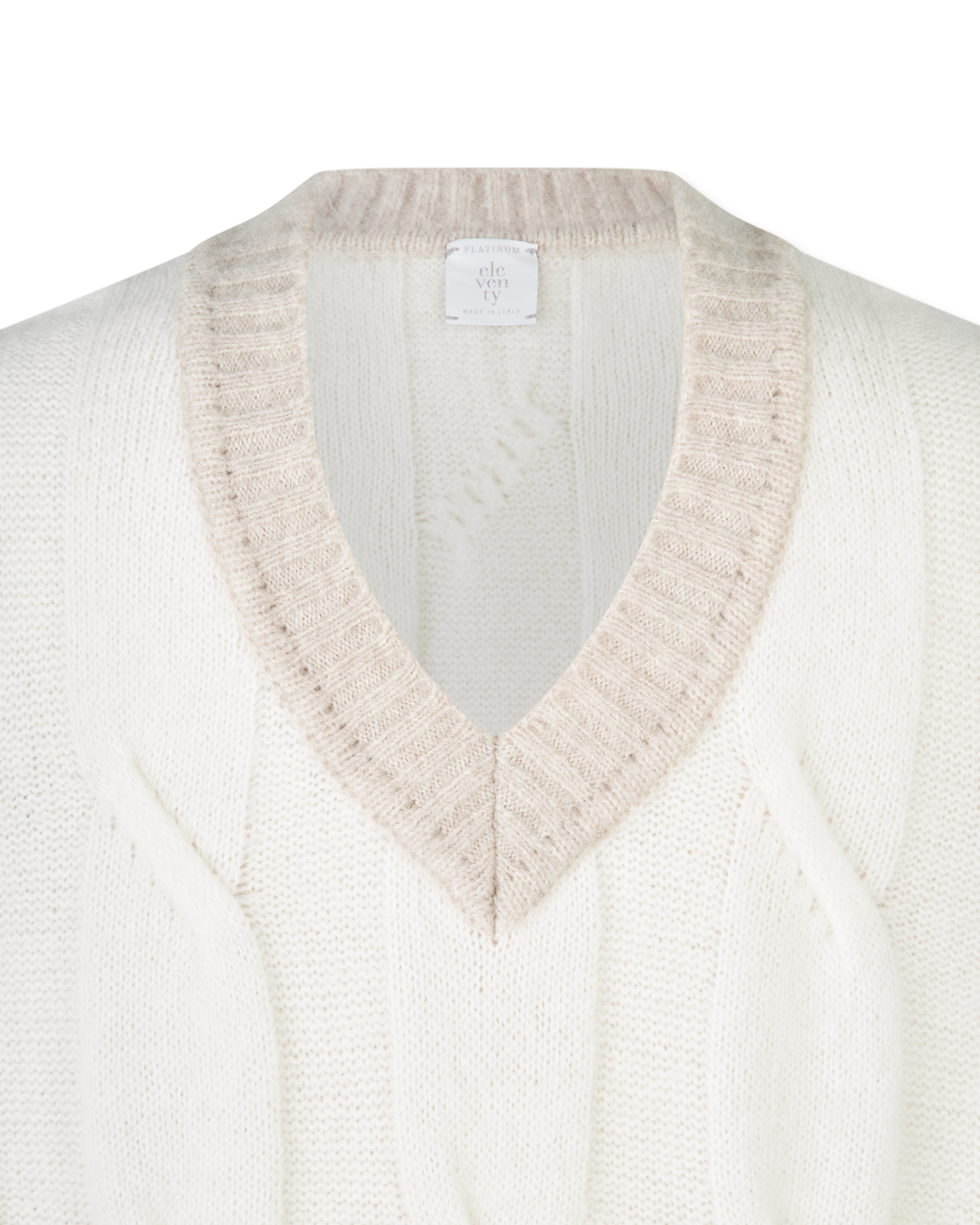 Eleventy V-Neck Cashmere Vest