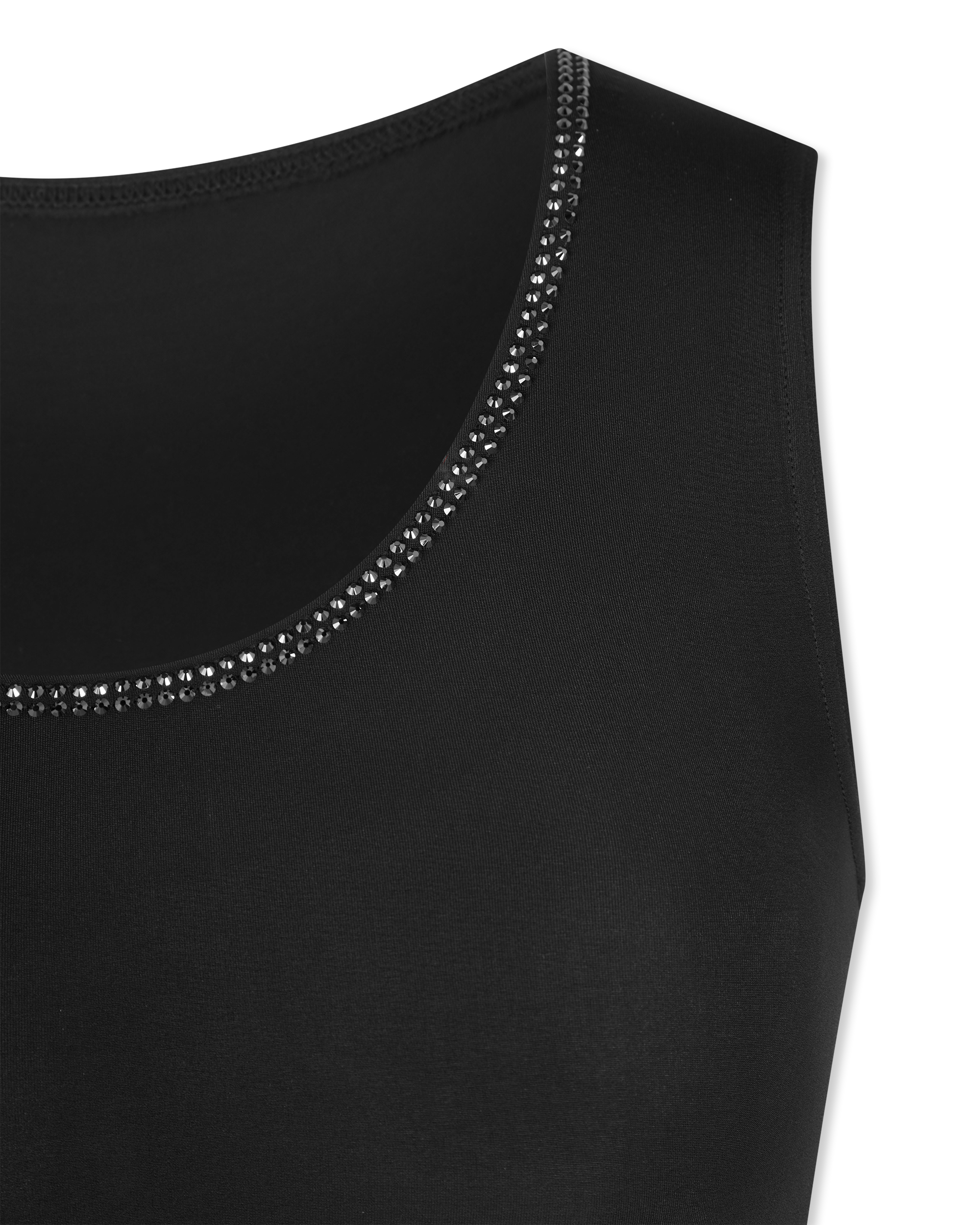 Crystal String Sleeveless Bodysuit