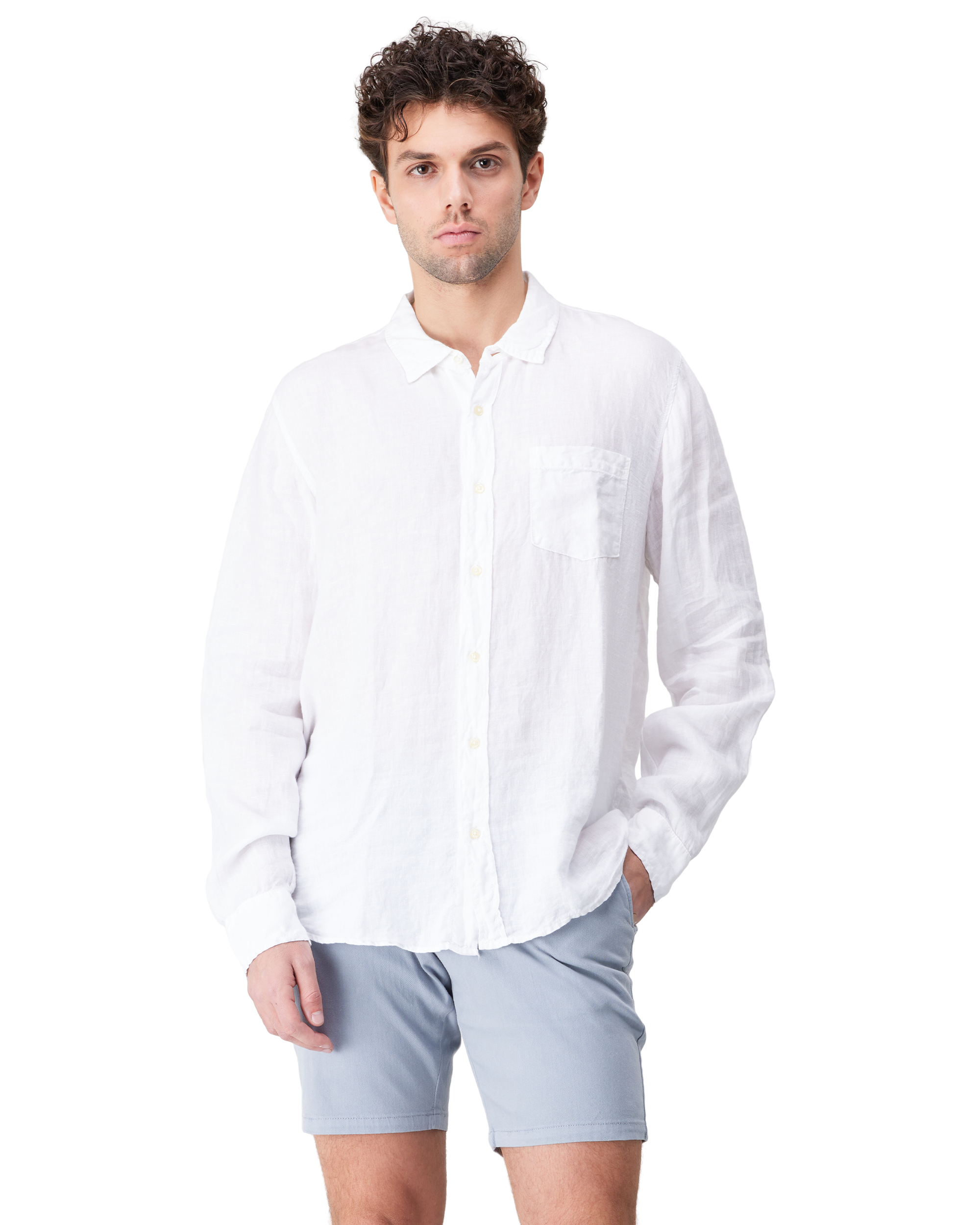 Benton Linen Button Up Shirt