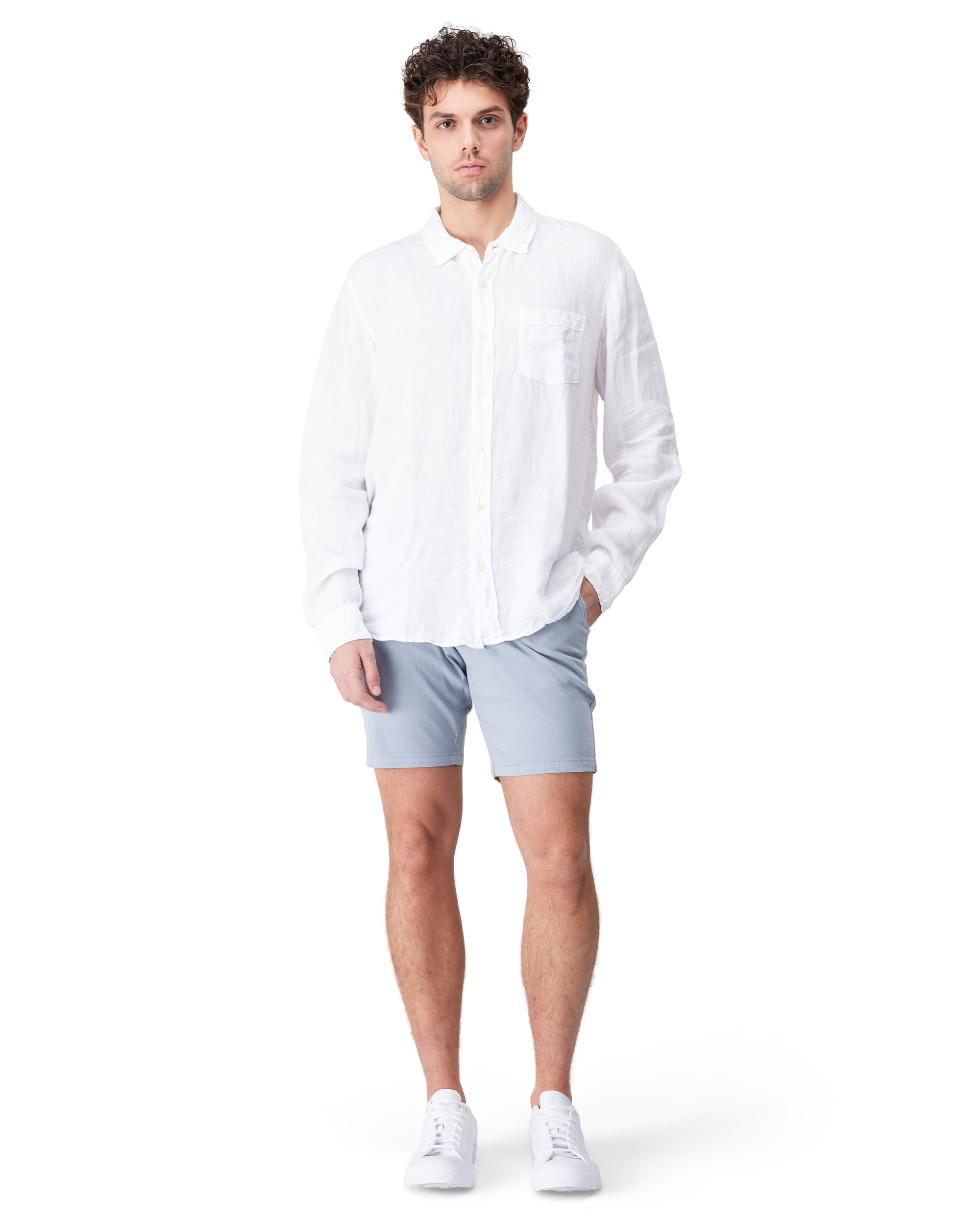 Benton Linen Button Up Shirt