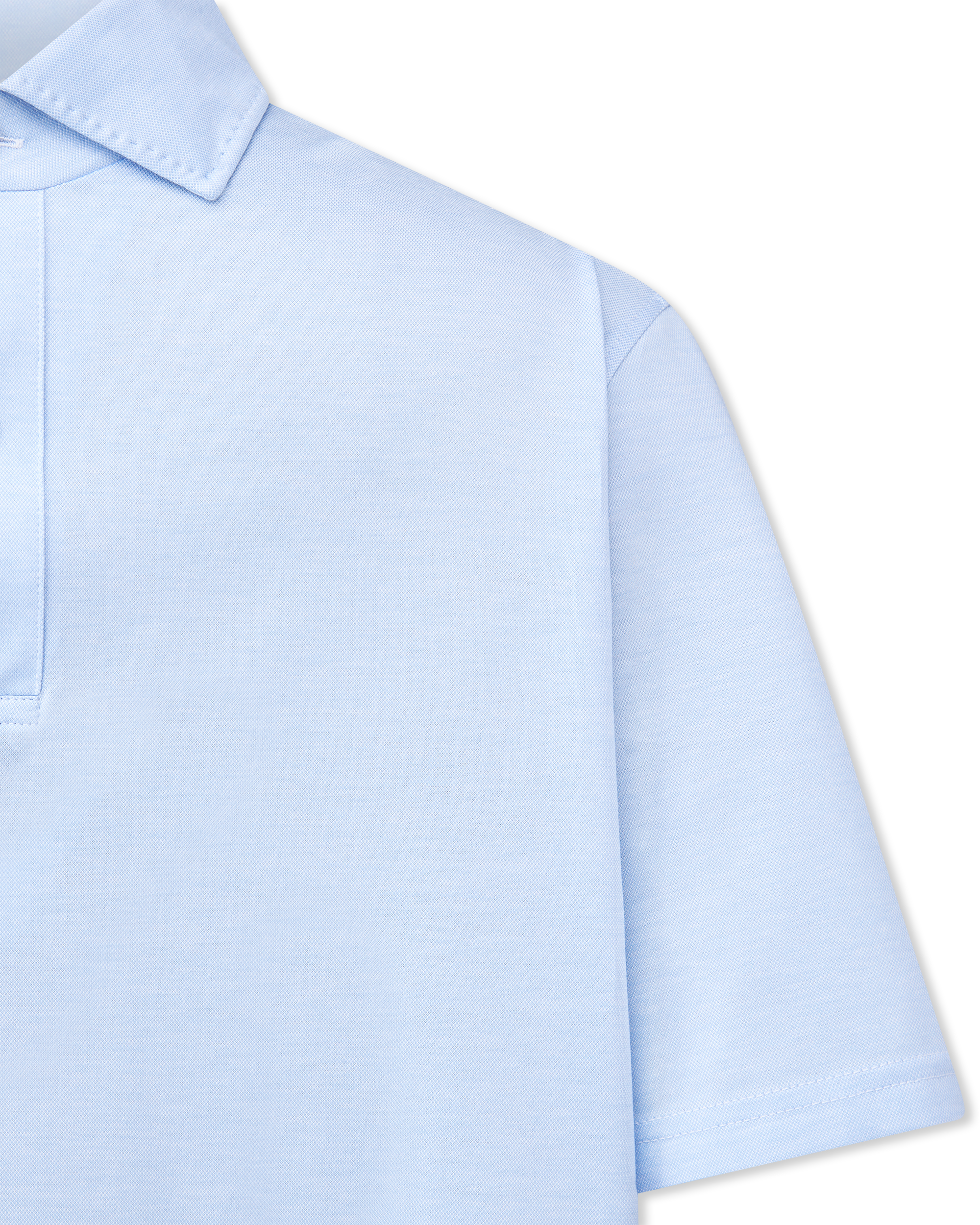 Textured Jacquard Luxe Knit Polo