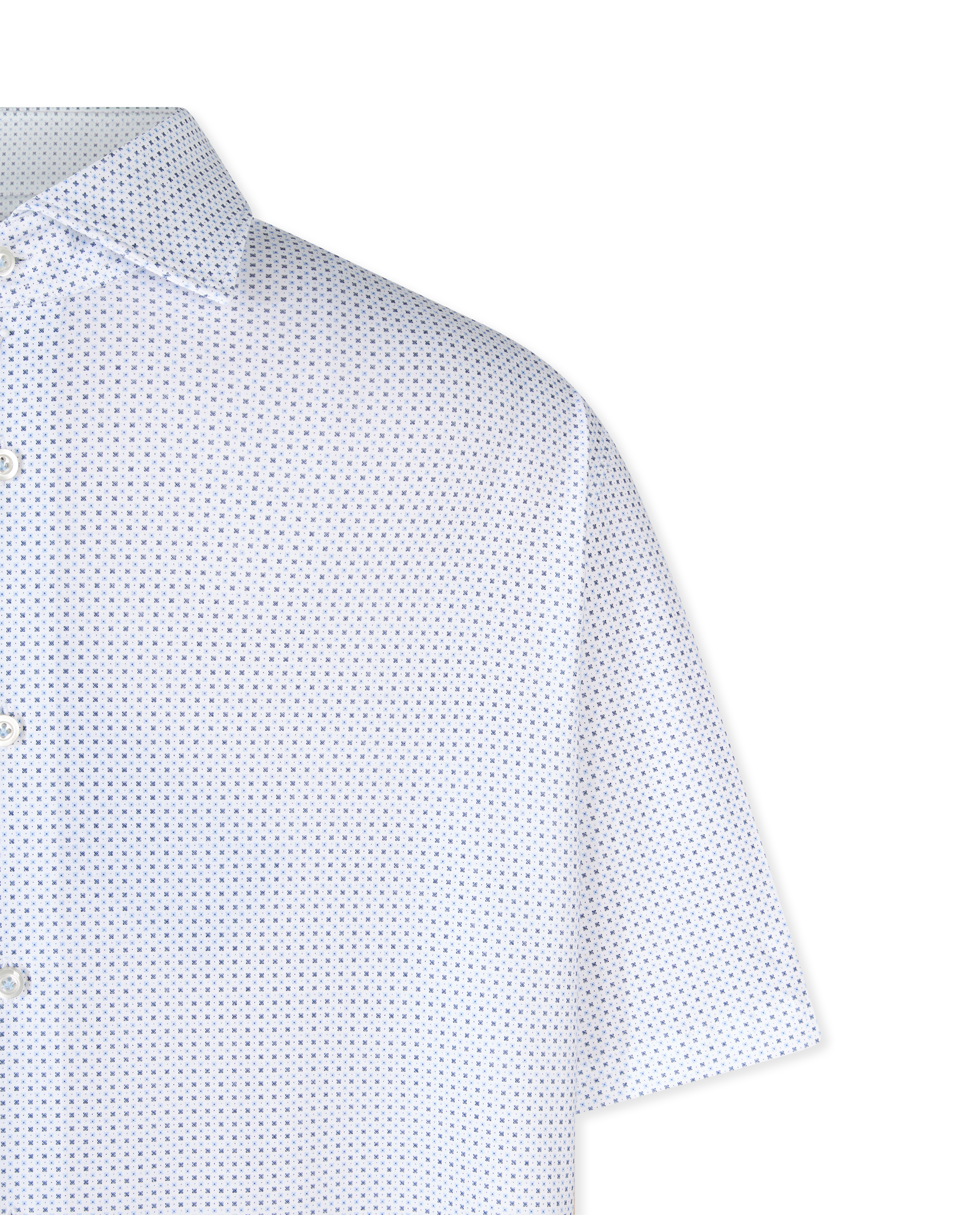 Printed Modern 4-Flex Stretch Knit Shirt