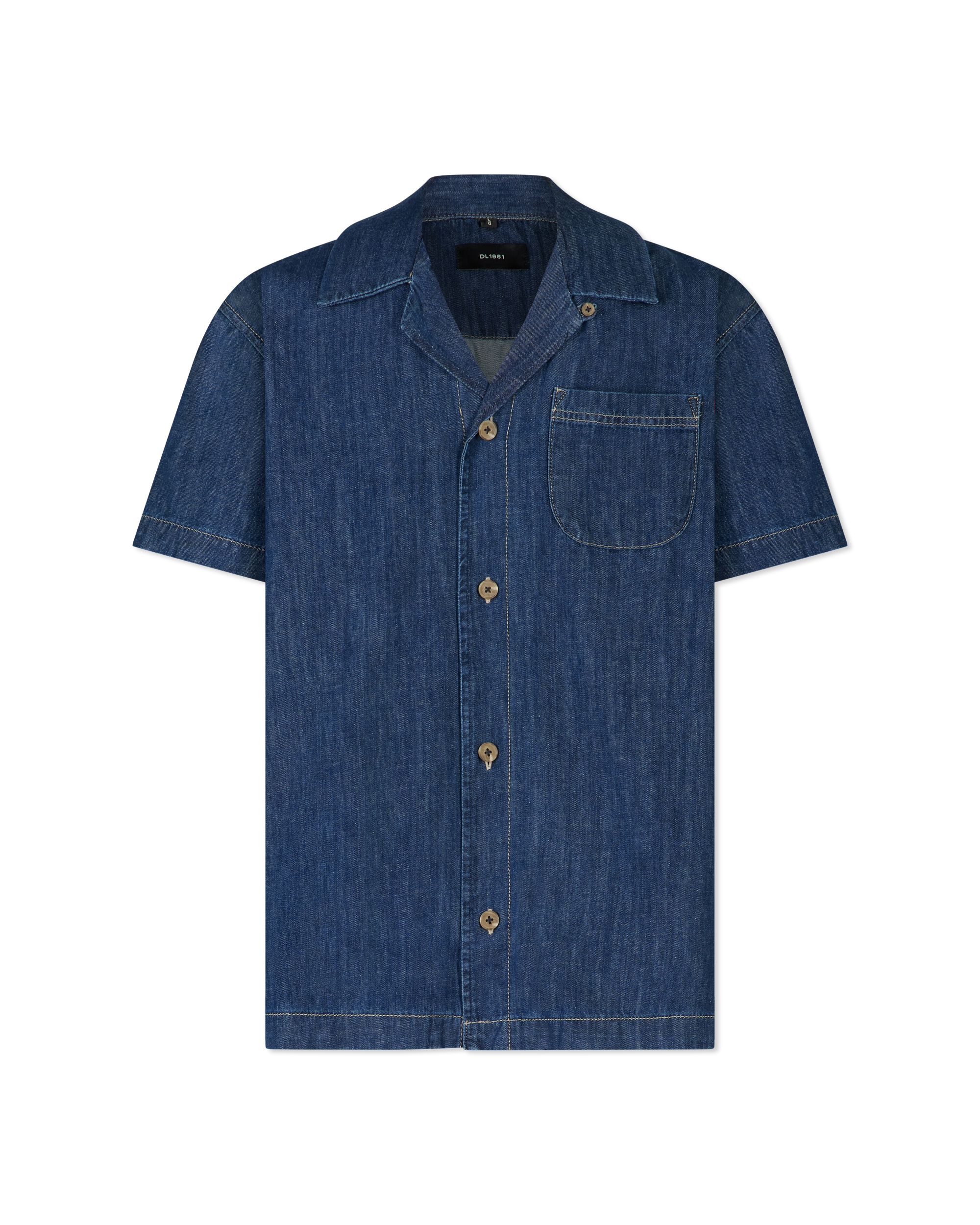 Hugh Short Sleeve Chambray Shirt
