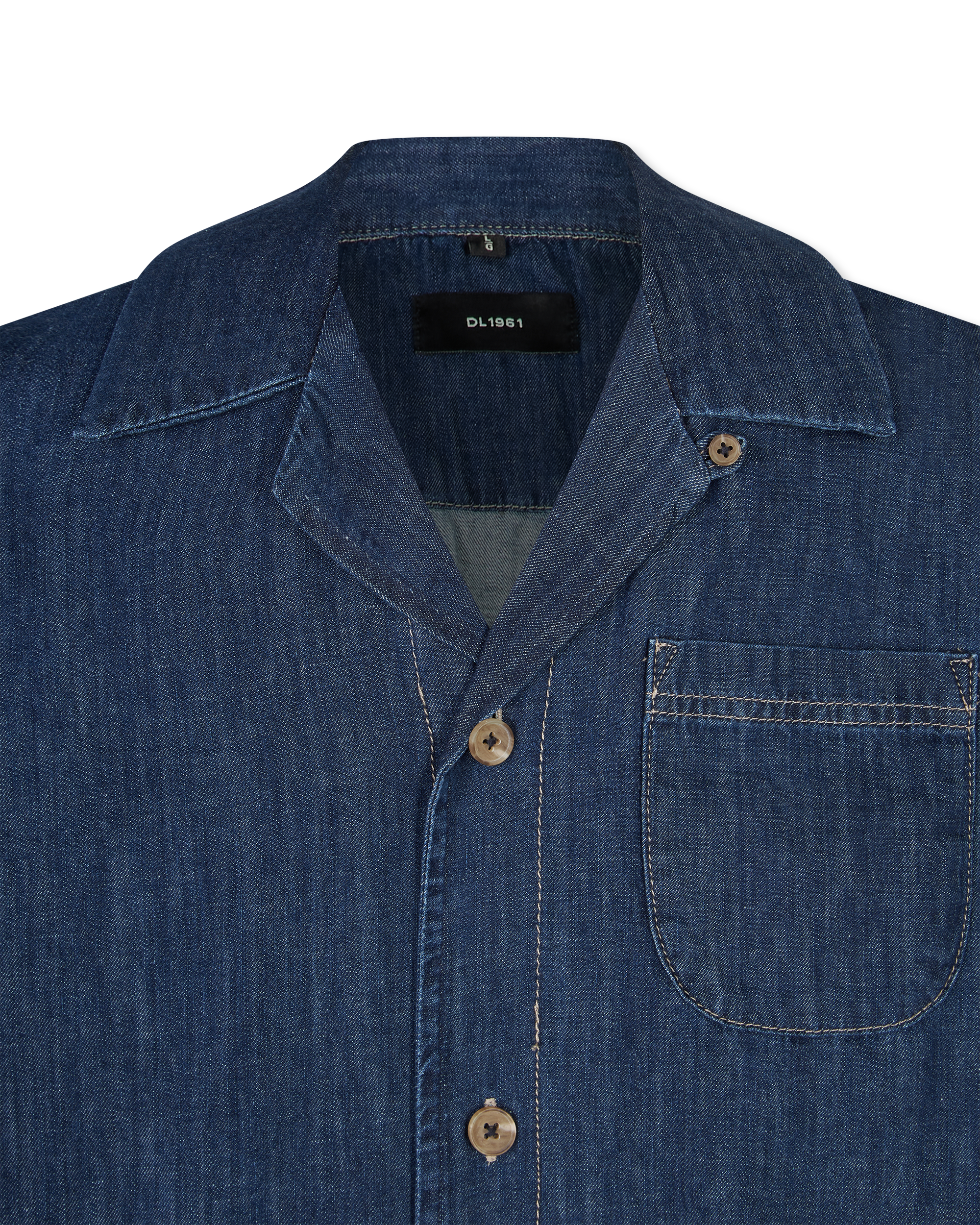 Hugh Short Sleeve Chambray Shirt
