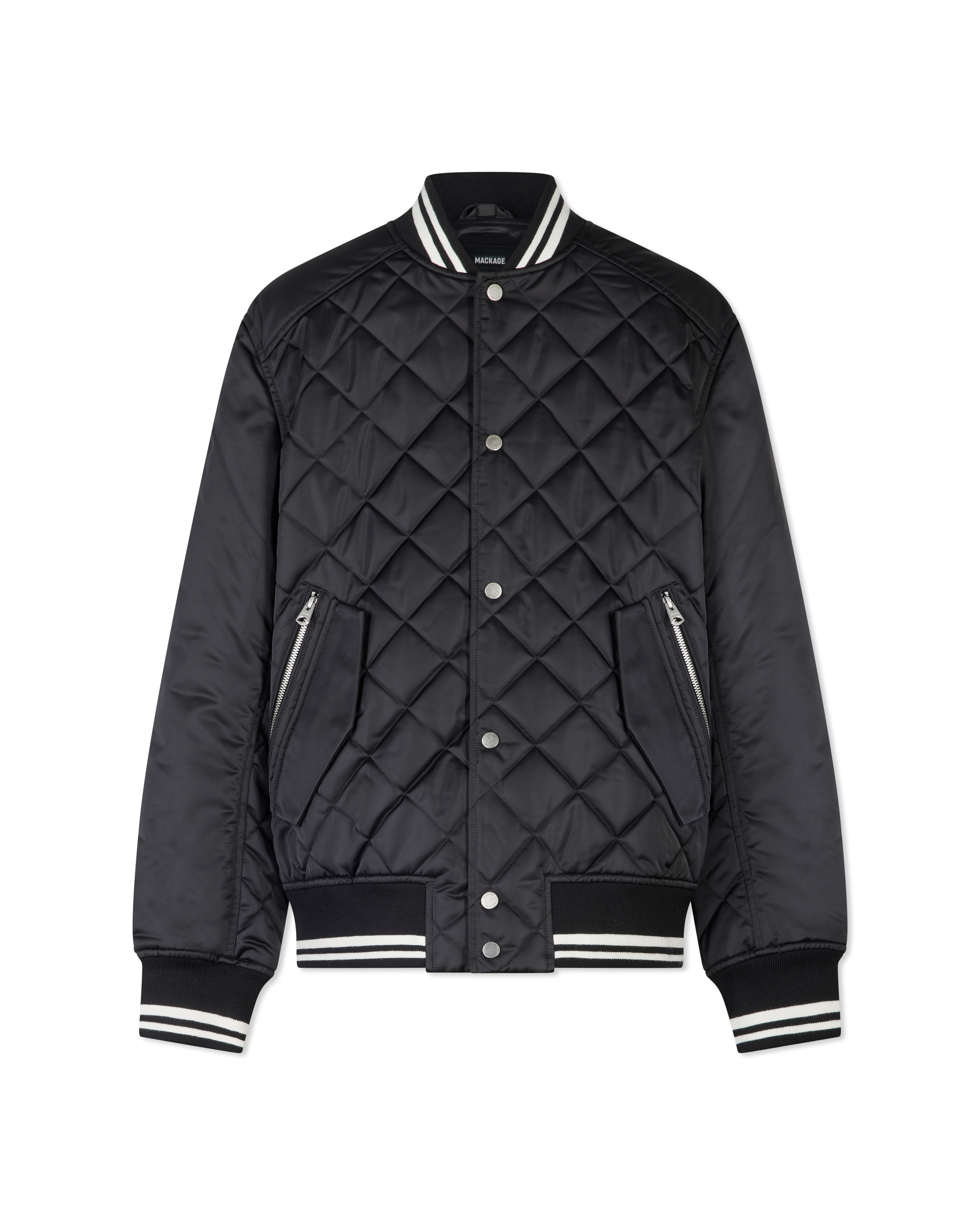 Aidan-SA Diamond-Quilted Bomber Jacket