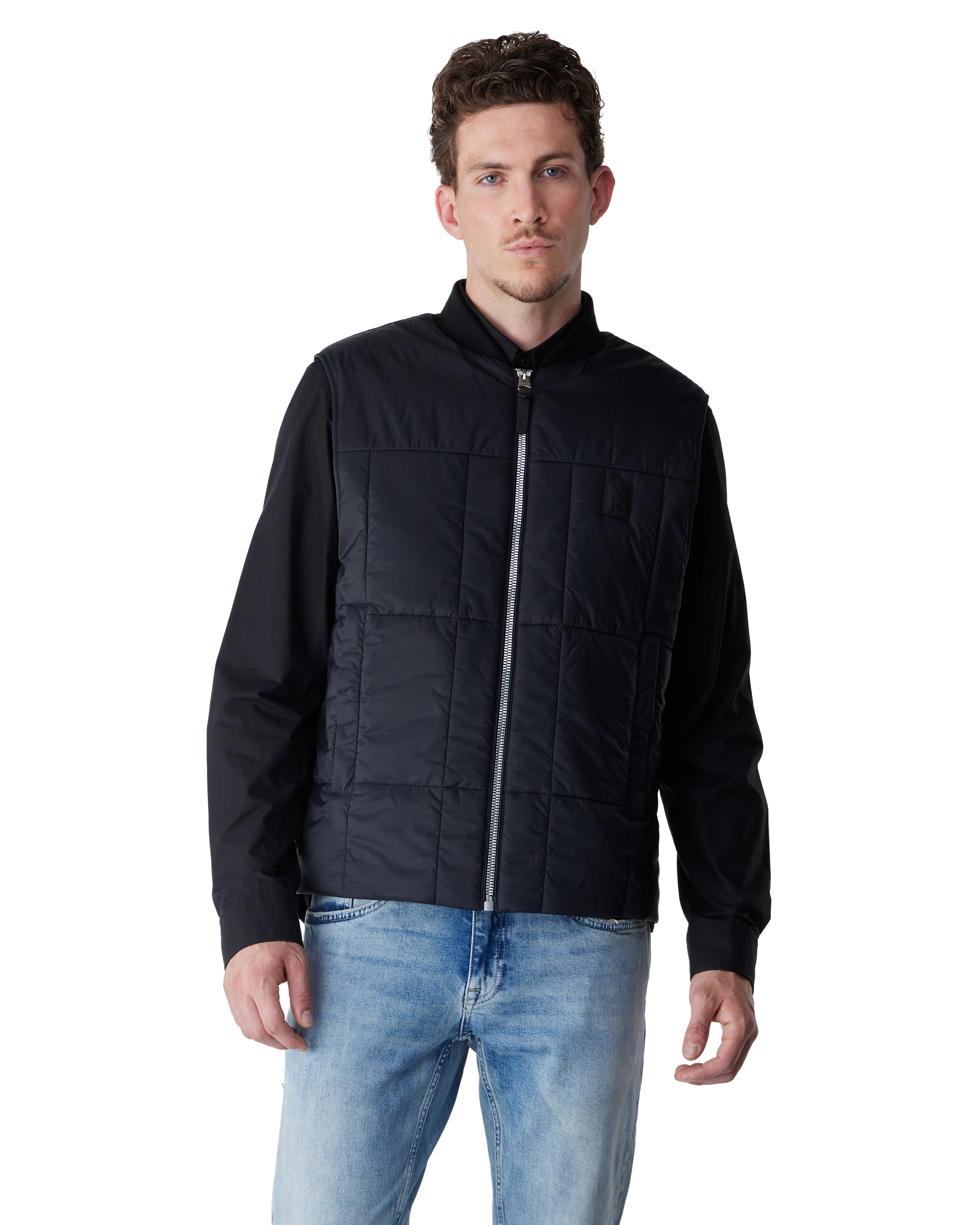 Black Eren Ultra-Light Quilted Vest by Mackage | DIHSAN