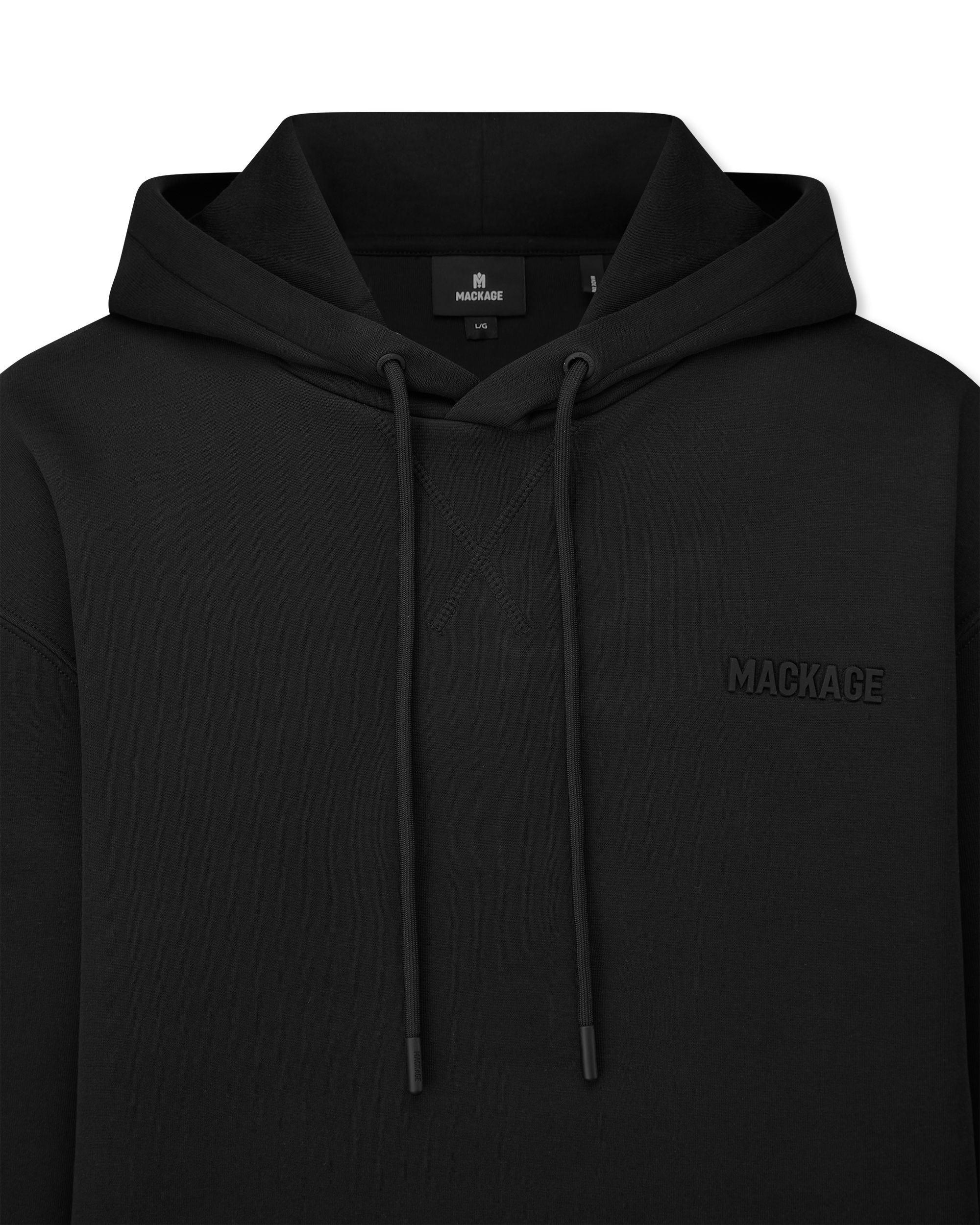 Kolton-Z Double-Face Jersey Logo Hoodie