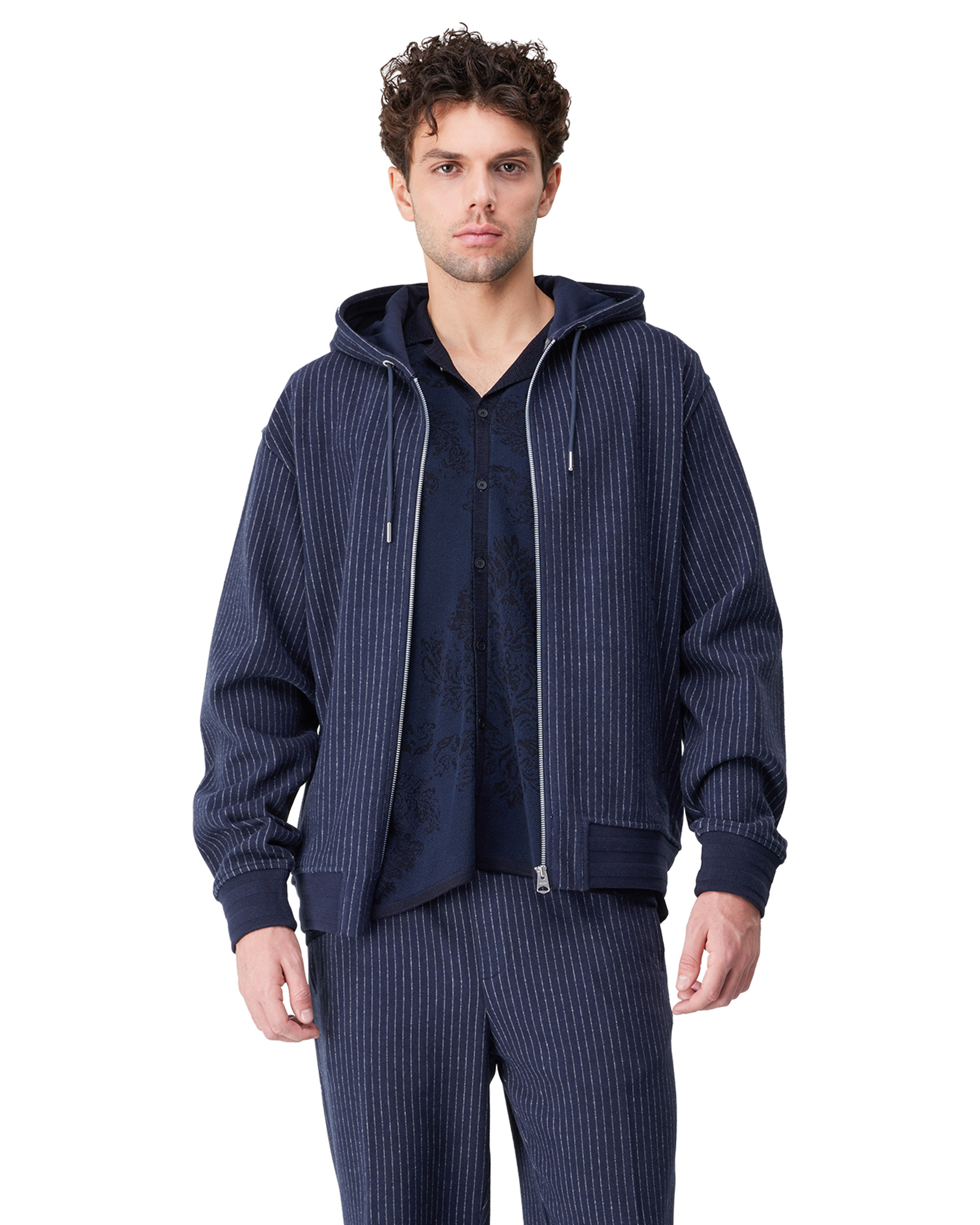 Ledger-K Brushed Knit Hoodie