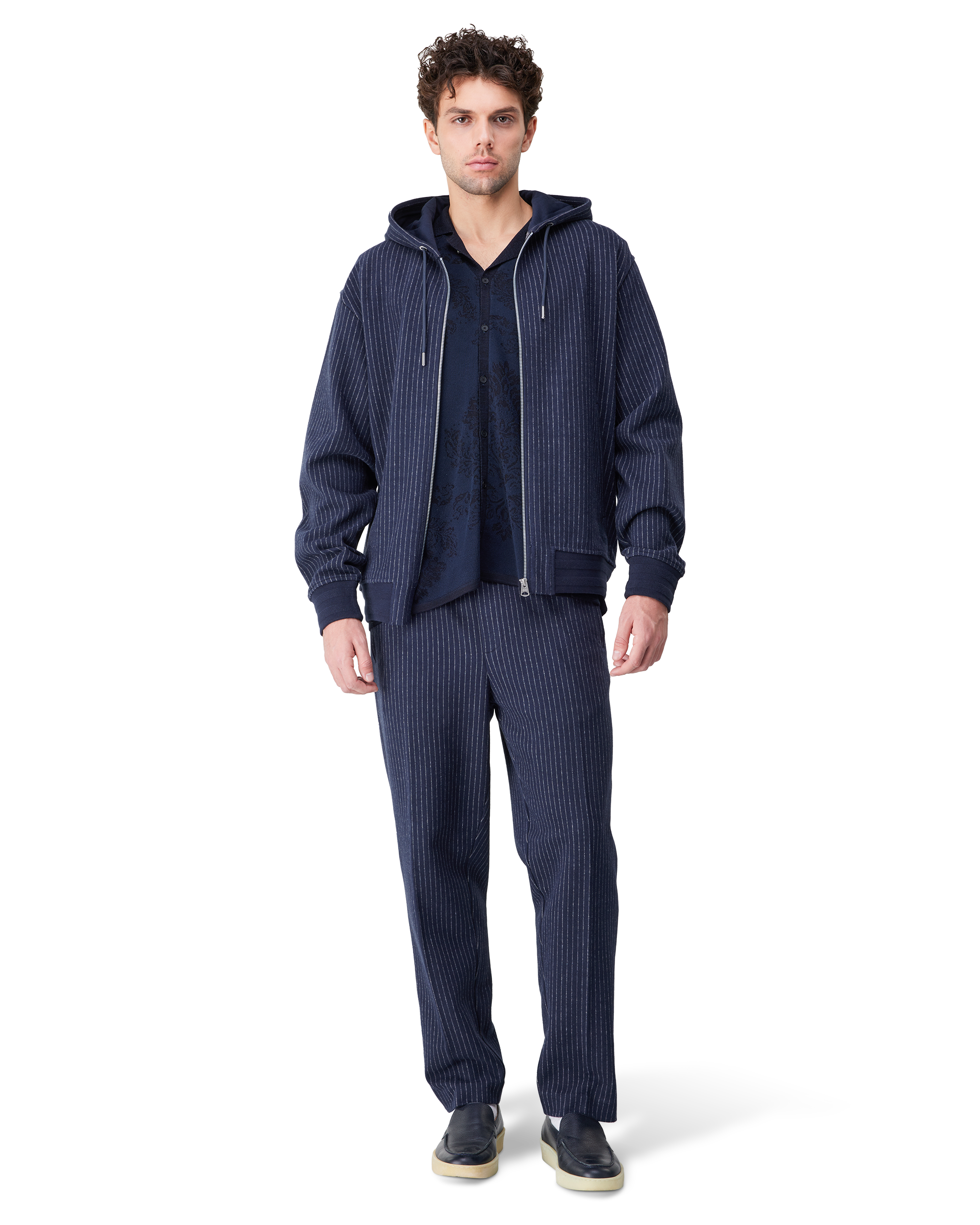 Ledger-K Brushed Knit Hoodie