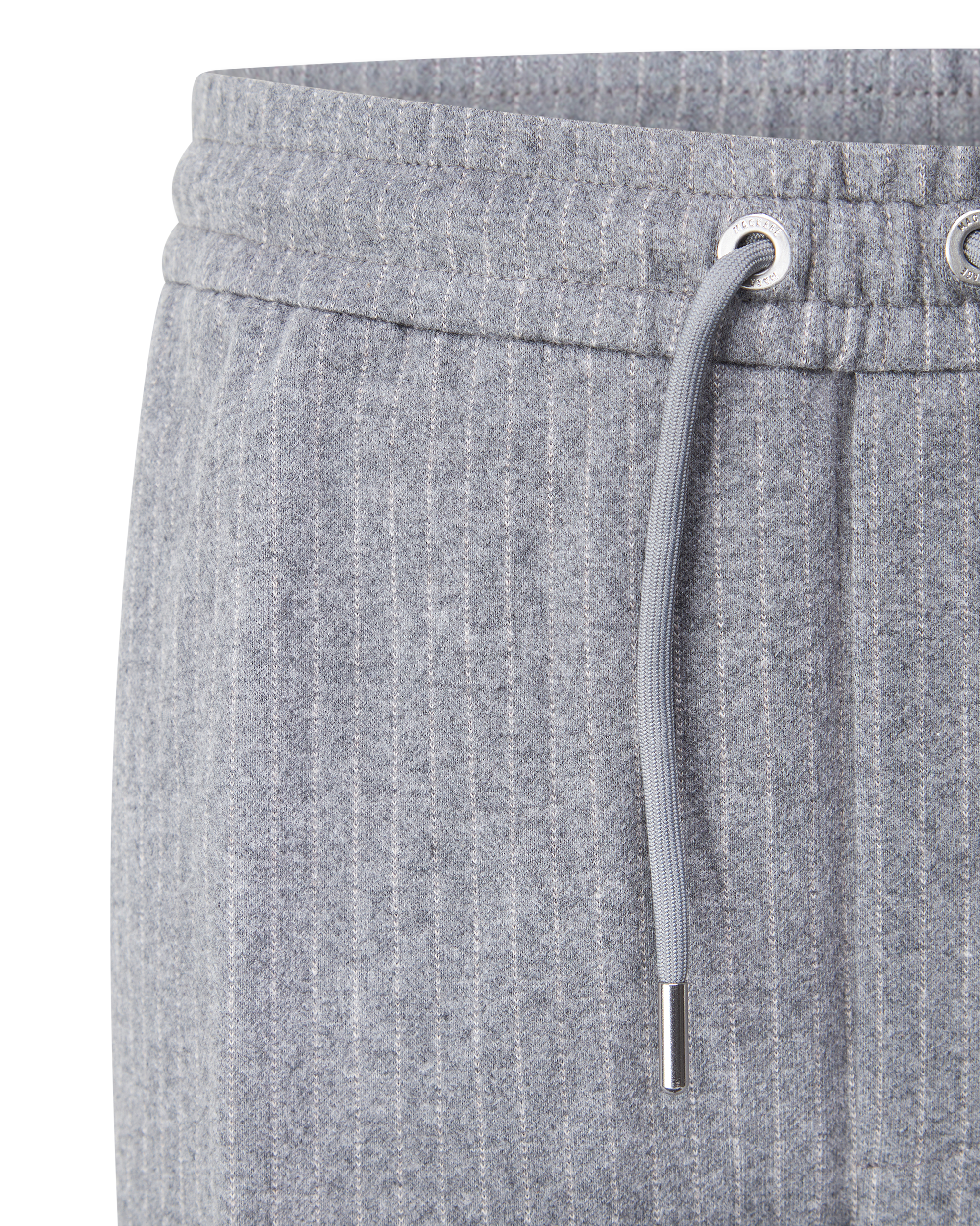 Light Grey/Cream Polyester Stanley-K Brushed Knit Pants by Mackage | DIHSAN