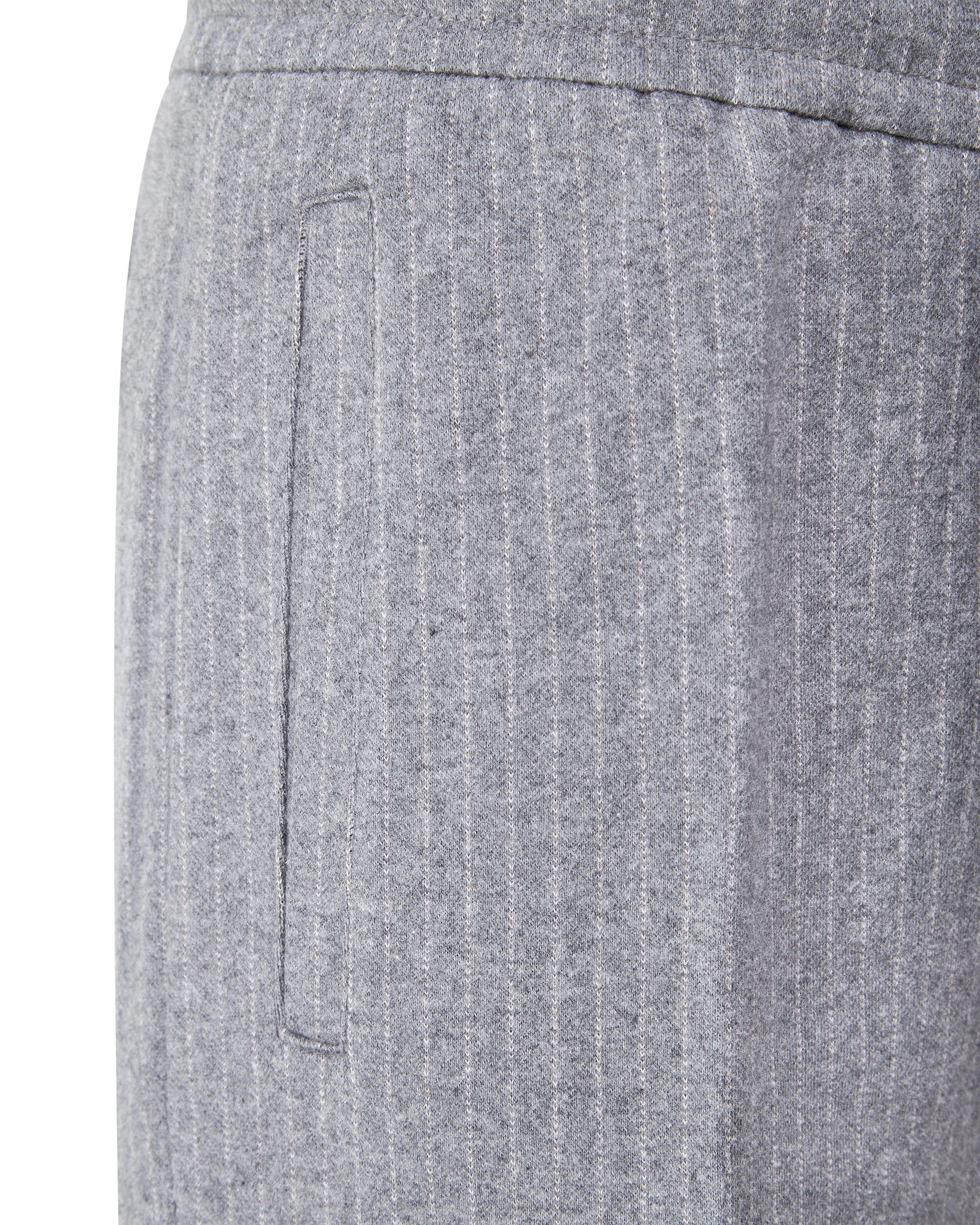 Light Grey/Cream Polyester Stanley-K Brushed Knit Pants by Mackage | DIHSAN