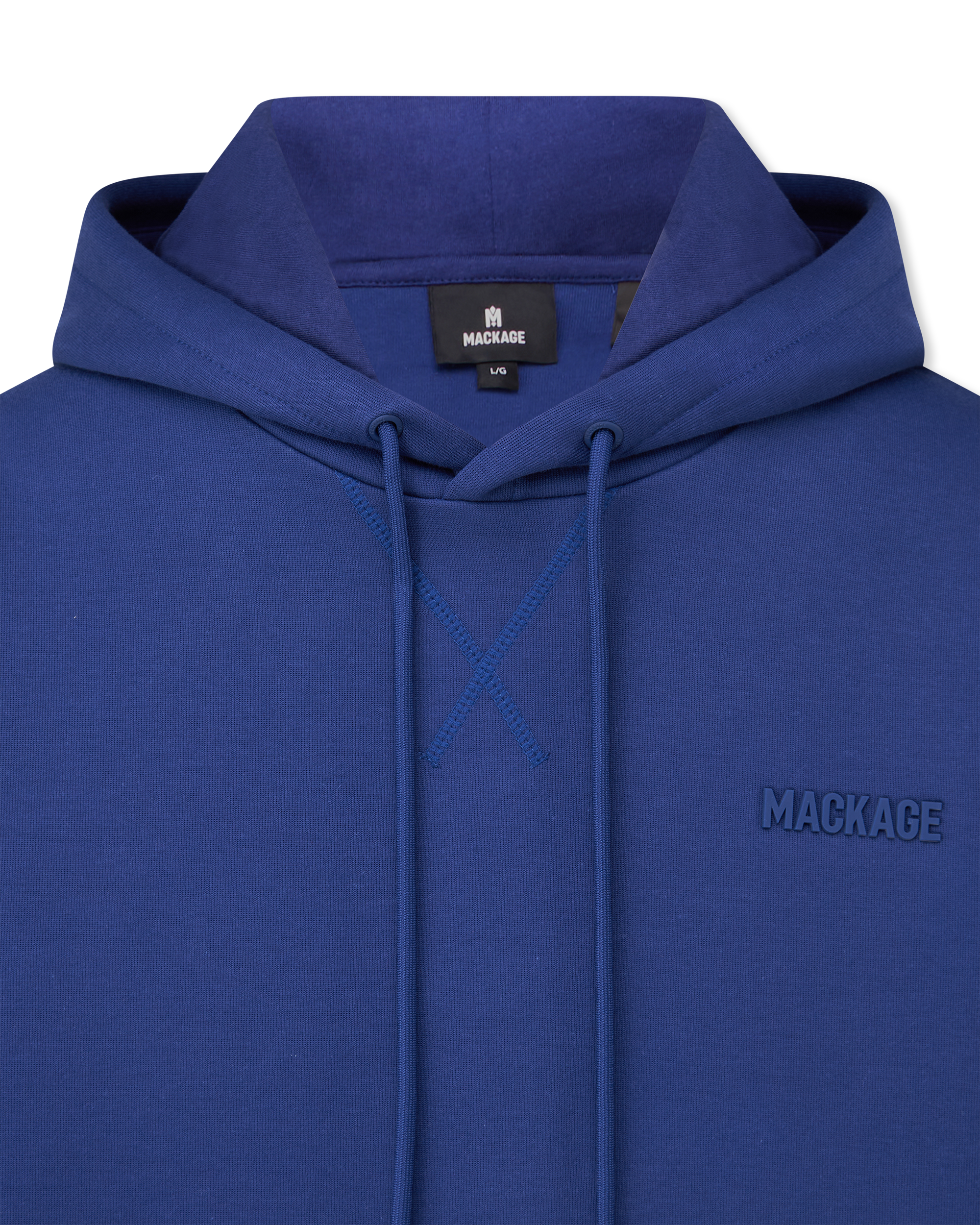 Kolton-Z Double-Face Jersey Logo Hoodie