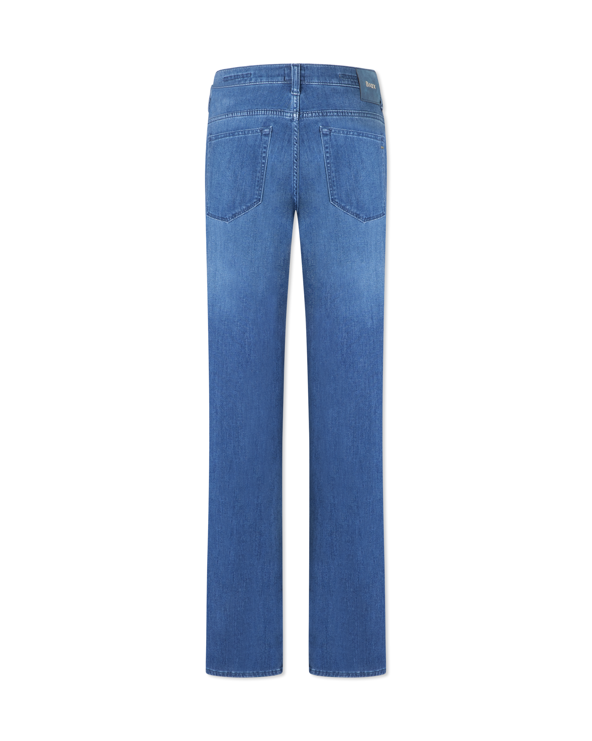 Regular Blue Used Cotton Blend Chuck Hi-Flex Modern Fit Jeans by BRAX | DIHSAN