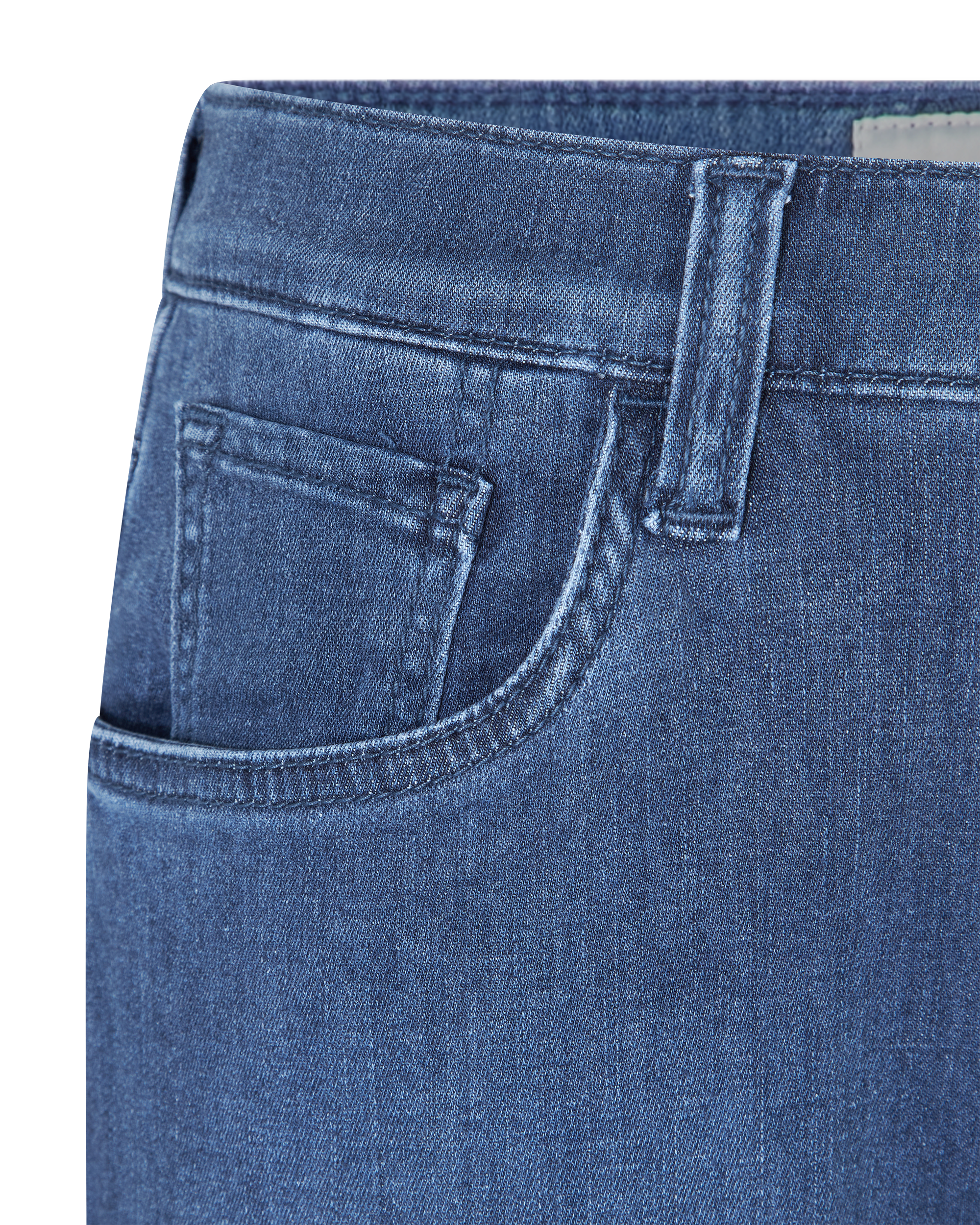 Regular Blue Used Cotton Blend Chuck Hi-Flex Modern Fit Jeans by BRAX | DIHSAN