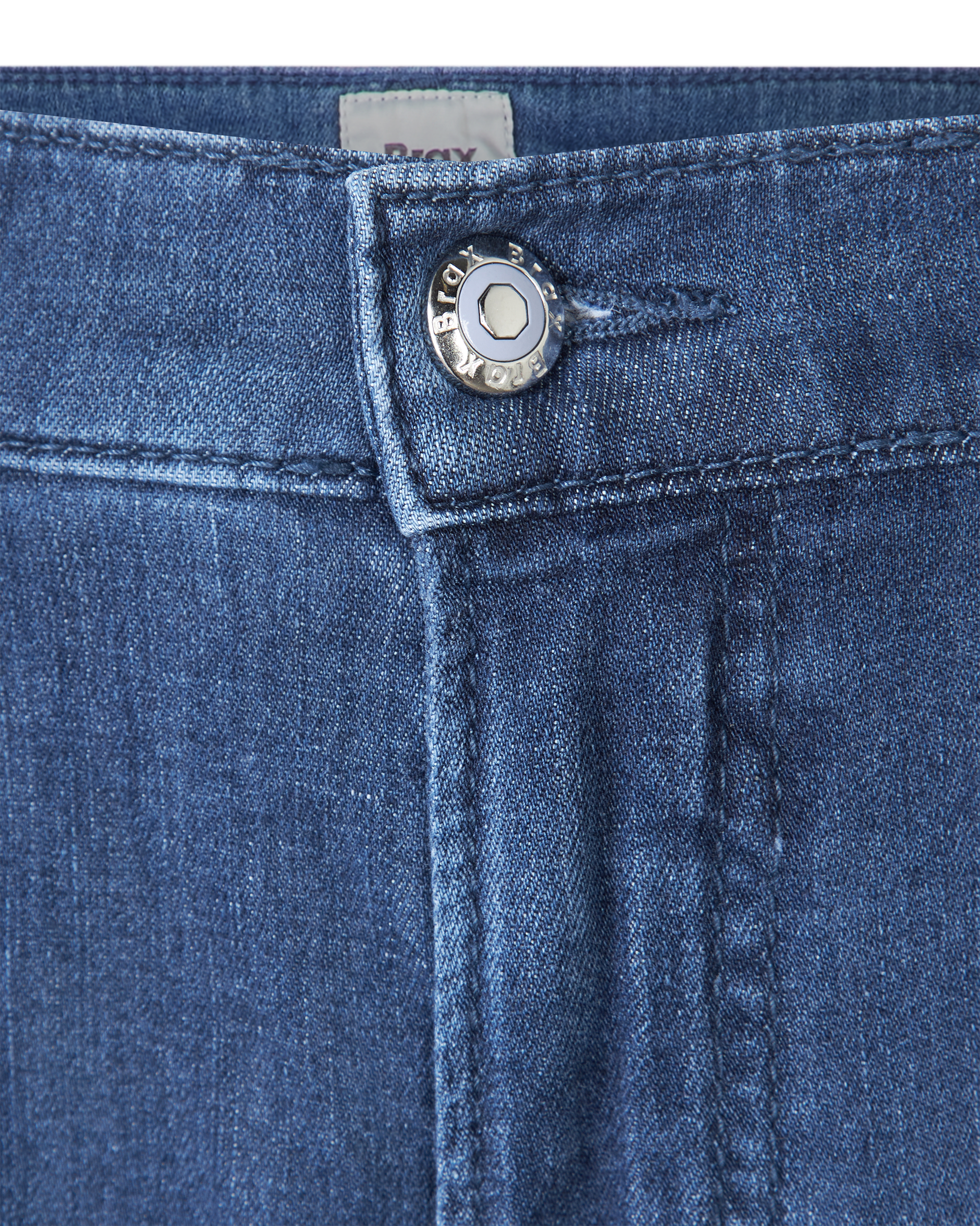 Regular Blue Used Cotton Blend Chuck Hi-Flex Modern Fit Jeans by BRAX | DIHSAN