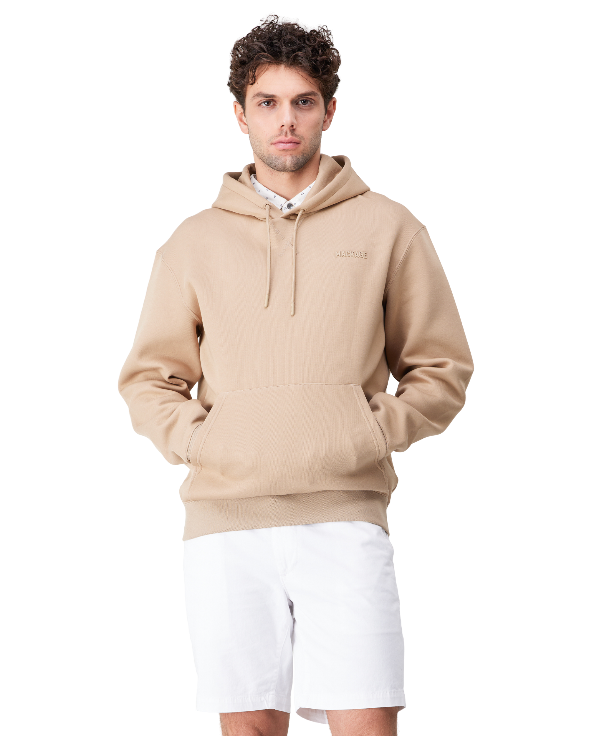 KOLTON Double-Face Jersey Logo Hoodie