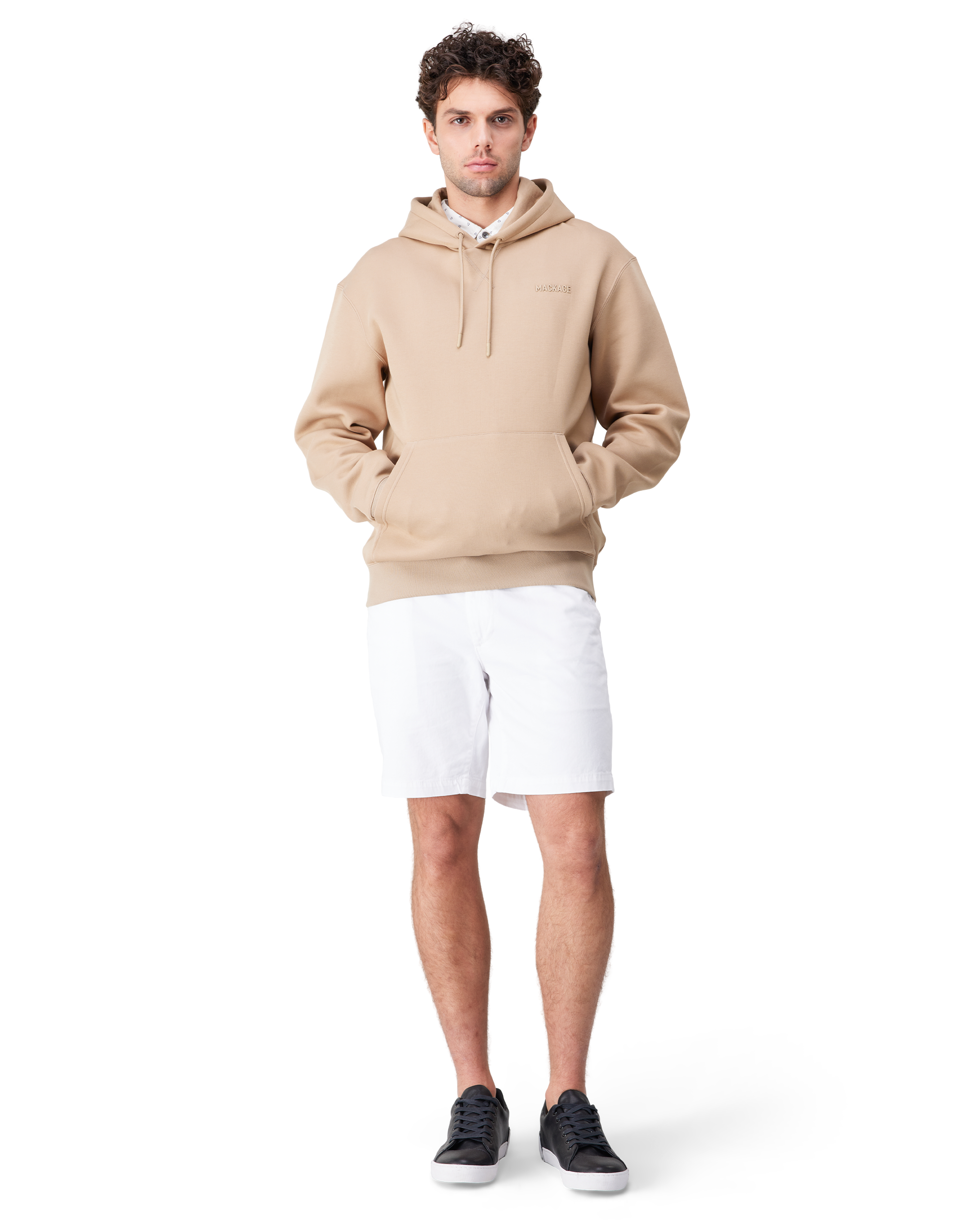 KOLTON Double-Face Jersey Logo Hoodie