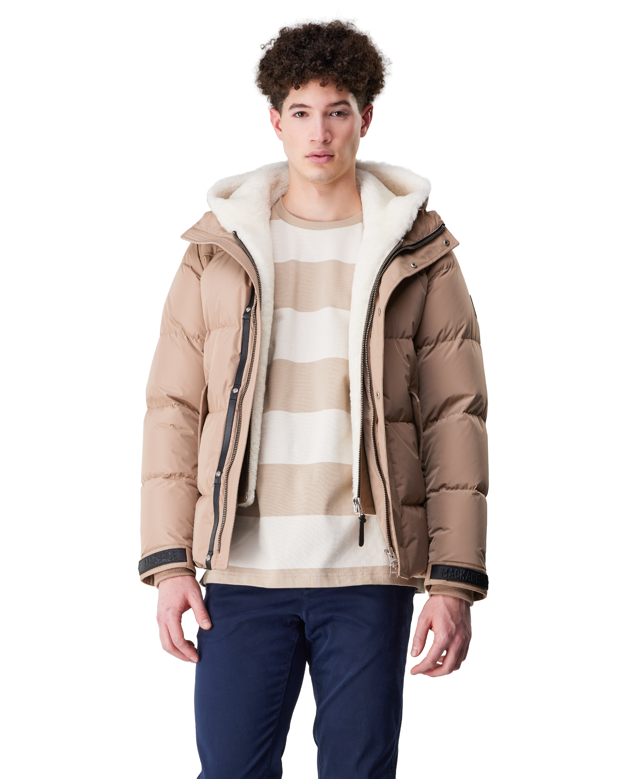 Riley Hooded Down Jacket