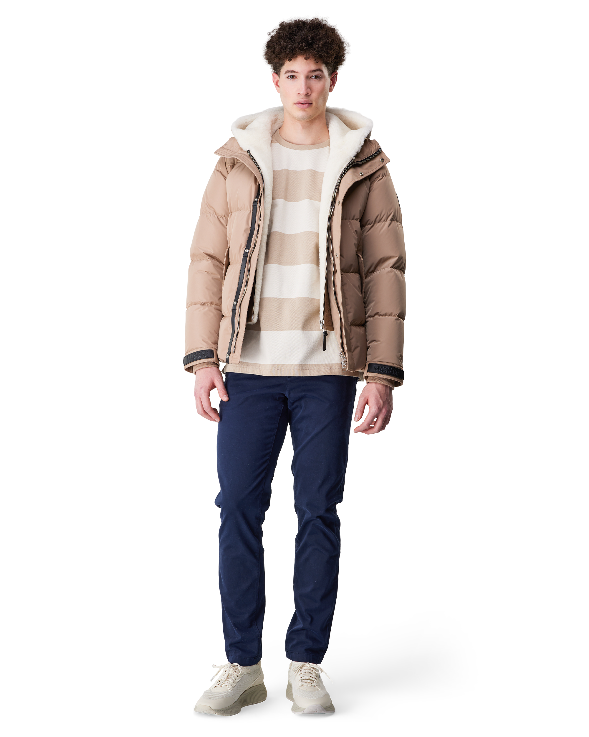 Riley Hooded Down Jacket