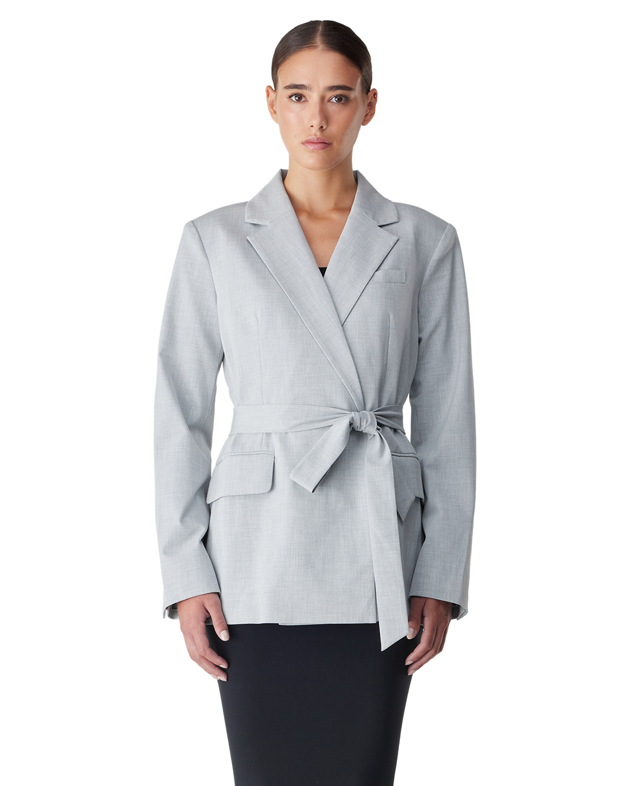 Essential Suiting Belted Blazer