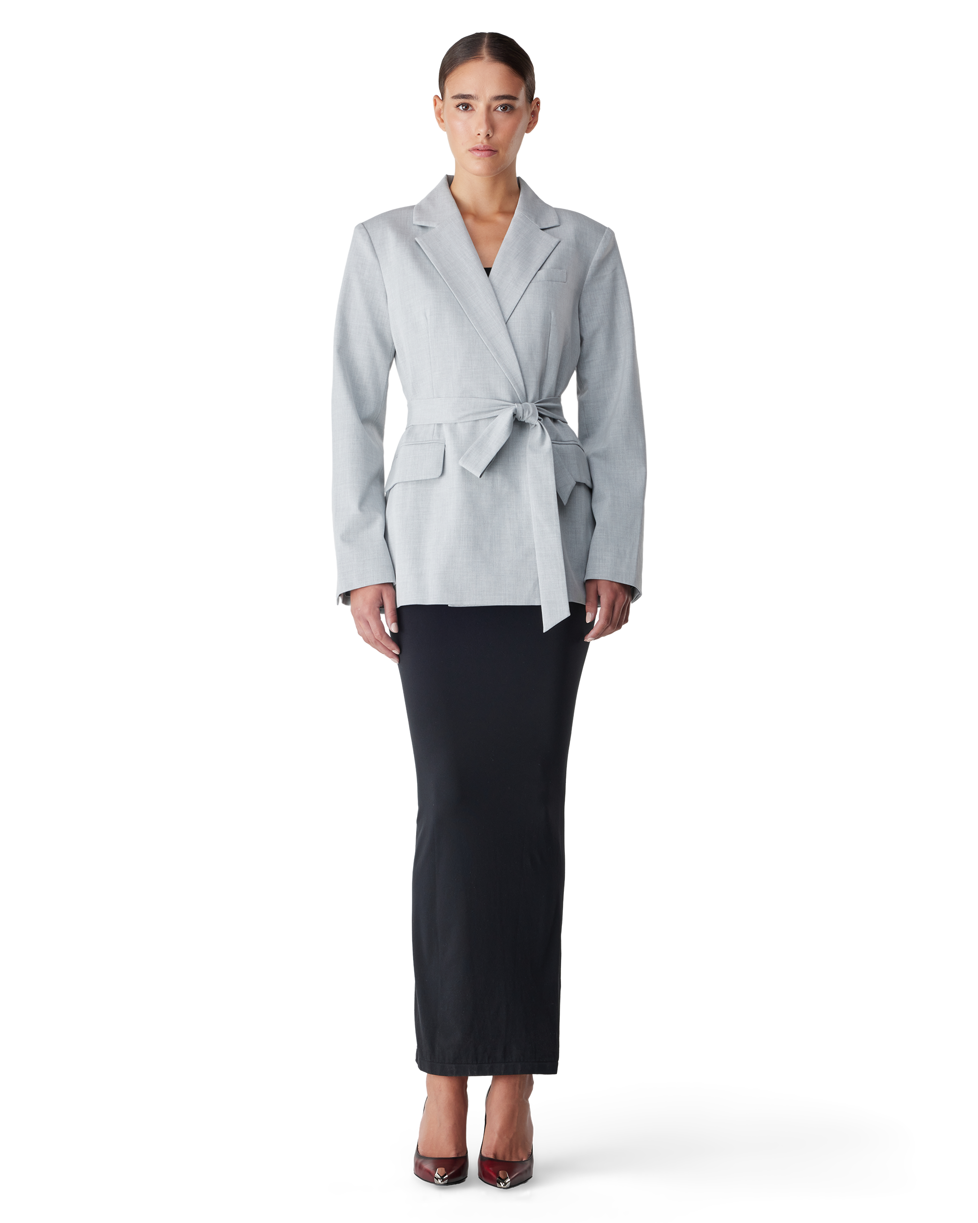 Essential Suiting Belted Blazer