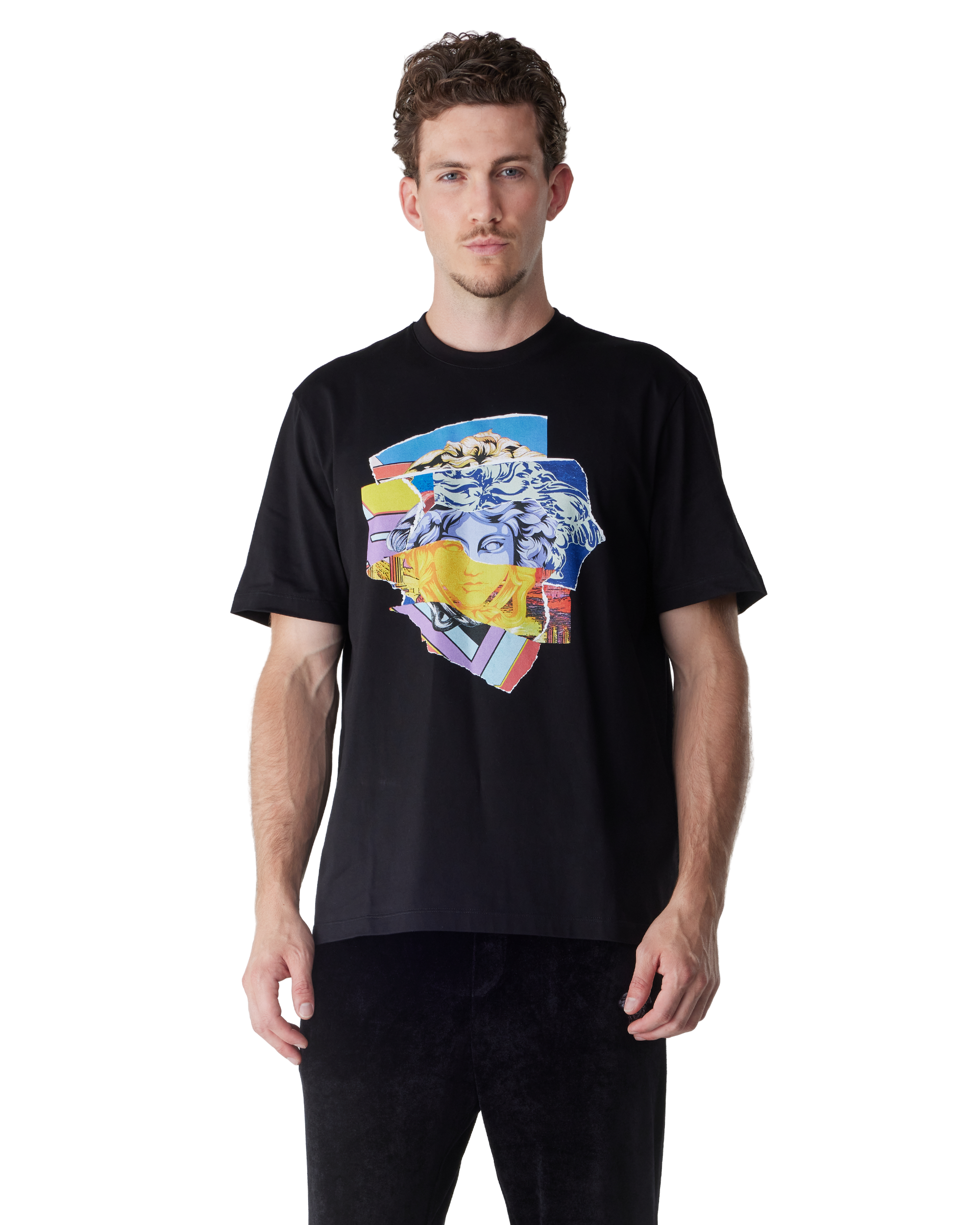 Medusa Pop Art Collage T-Shirt