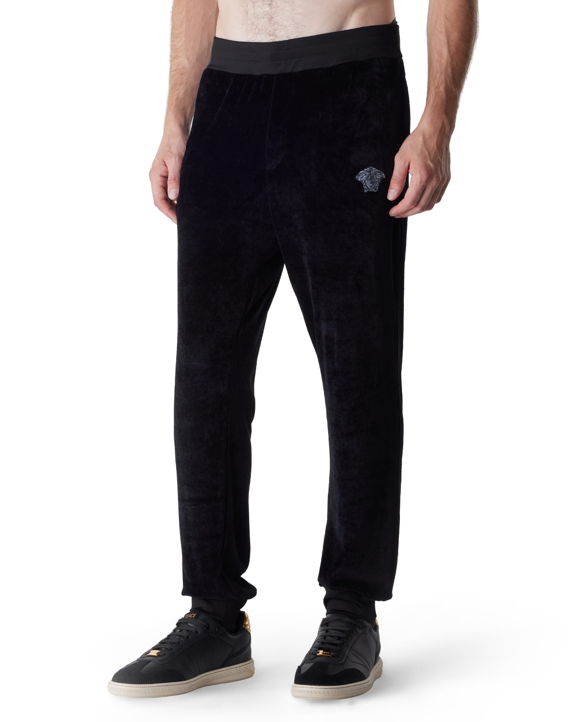 Medusa Embroidered Chenille Sweatpants
