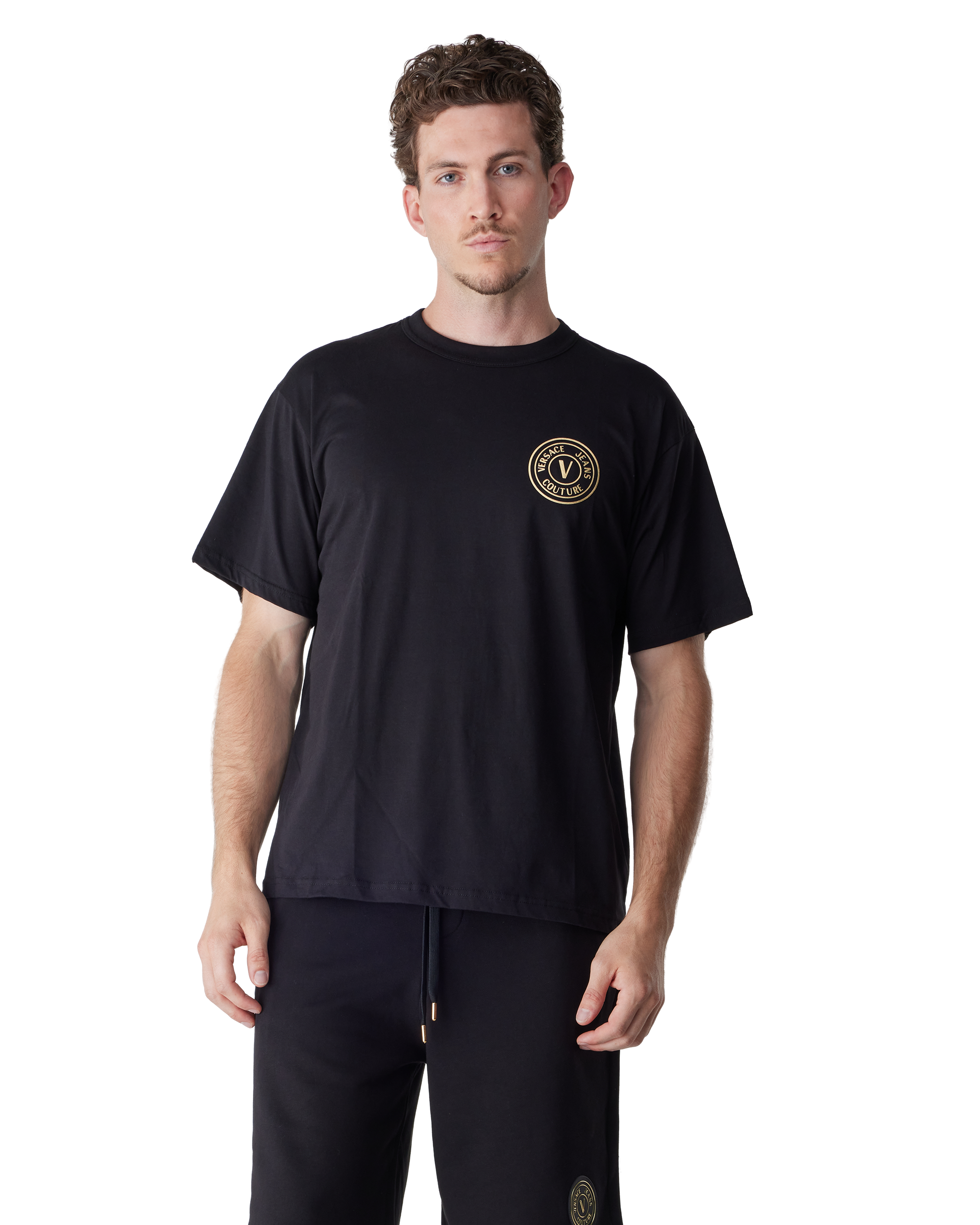 V-Emblem Slim-Fit T-Shirt