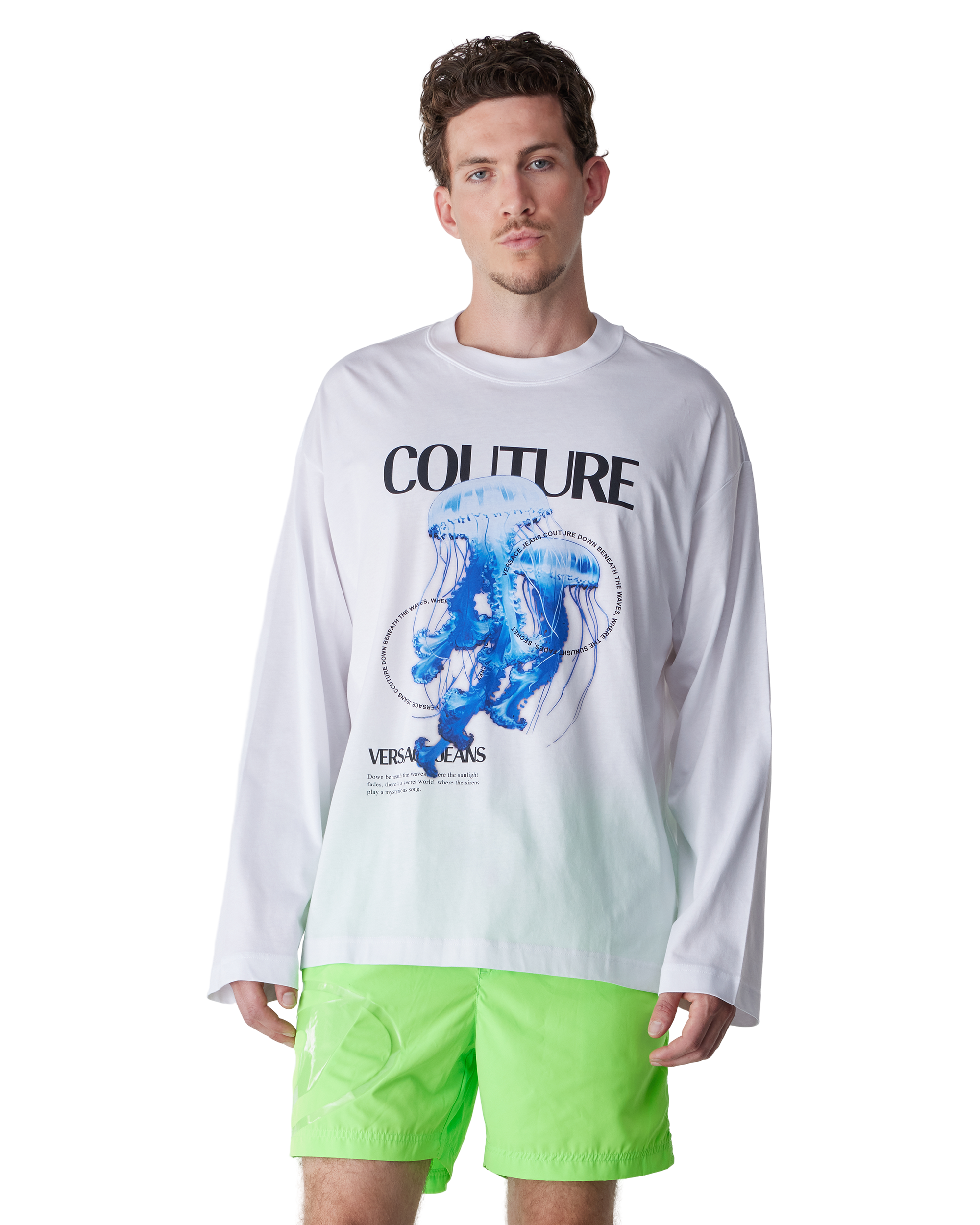 Jellyfish Printed Long Sleeve T-Shirt