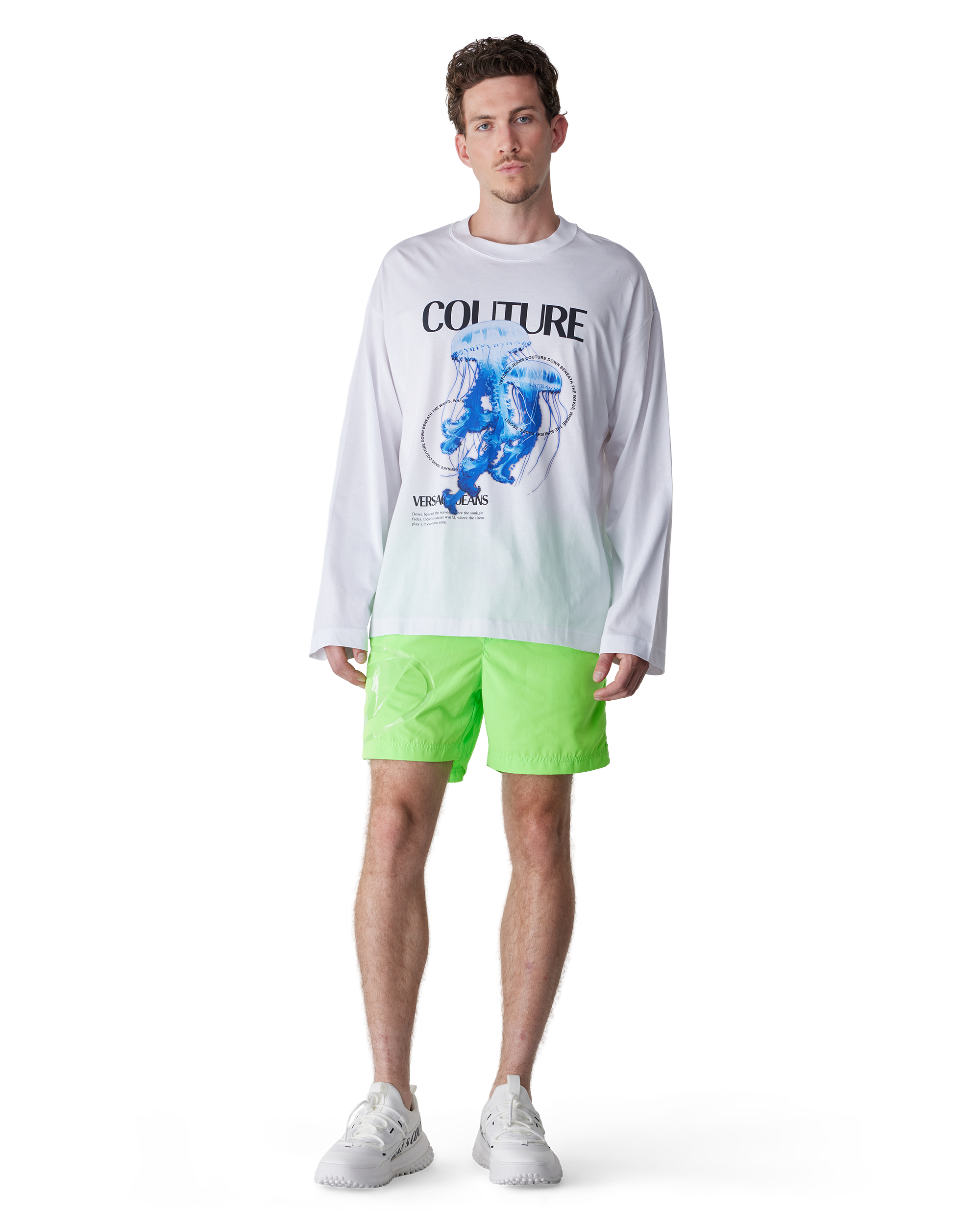 Jellyfish Printed Long Sleeve T-Shirt