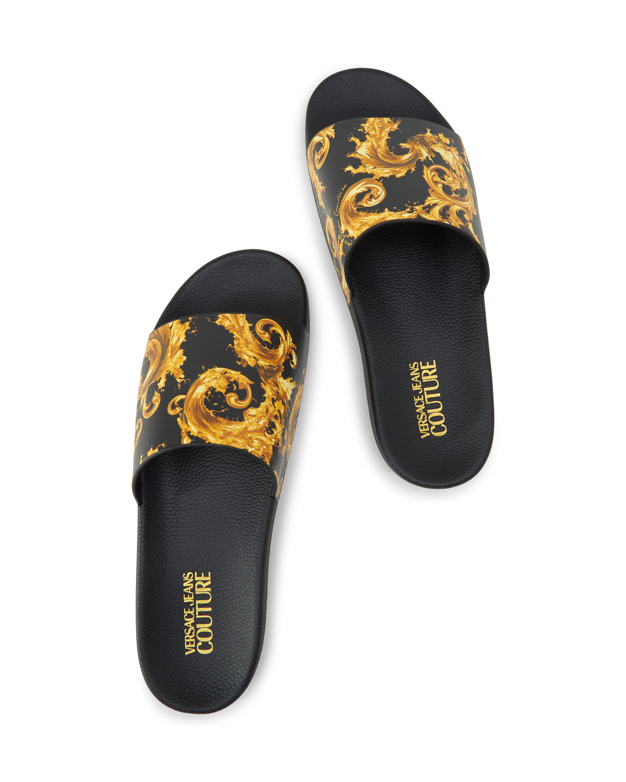 Barocco Print Pool Slides