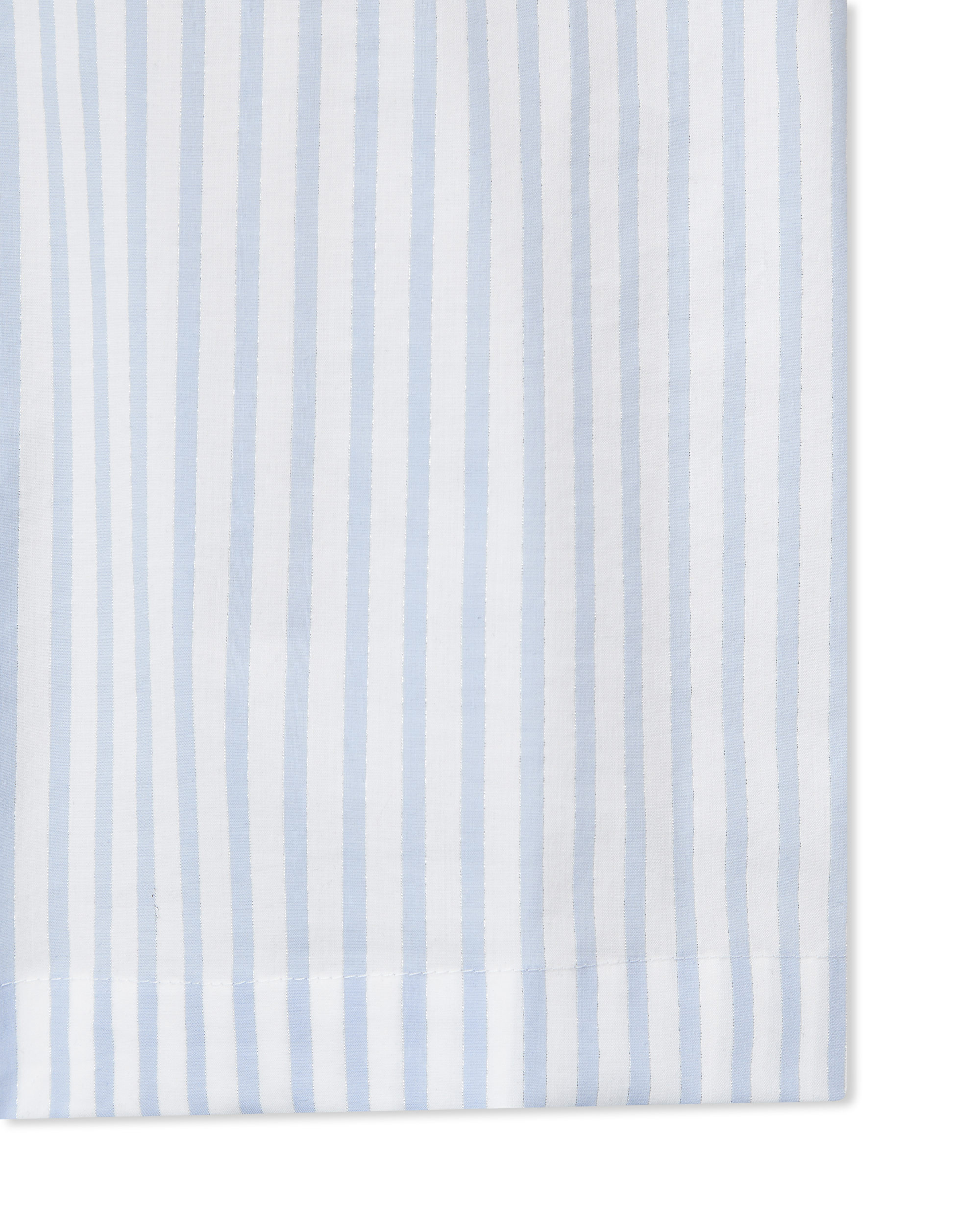 Institutional Logo Patch Striped Shirt