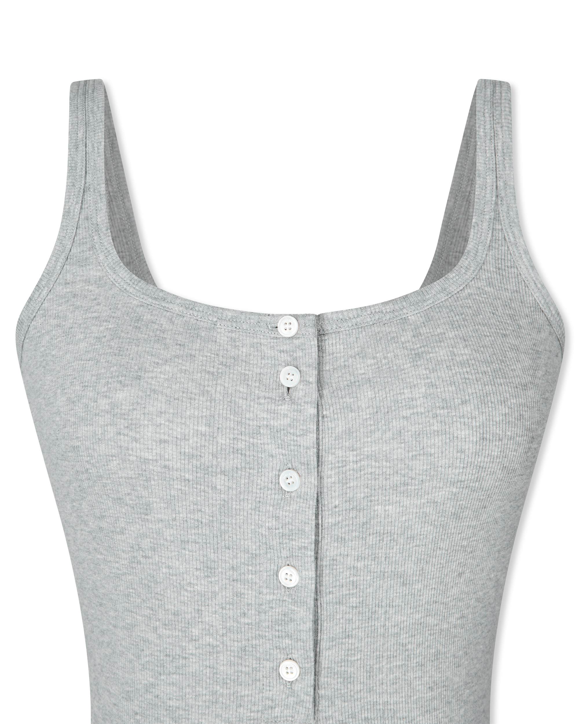 Logo-Detail Button-Up Bodysuit