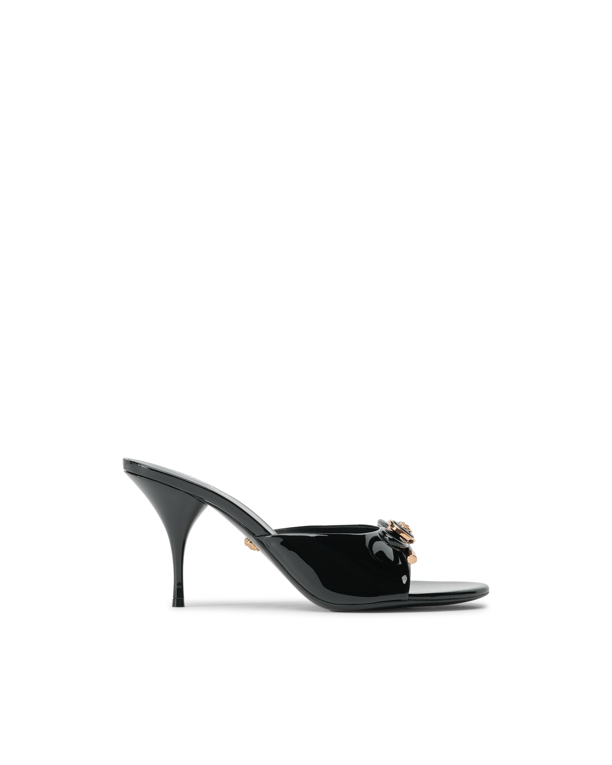 Opera Bow Patent Mules 85 mm