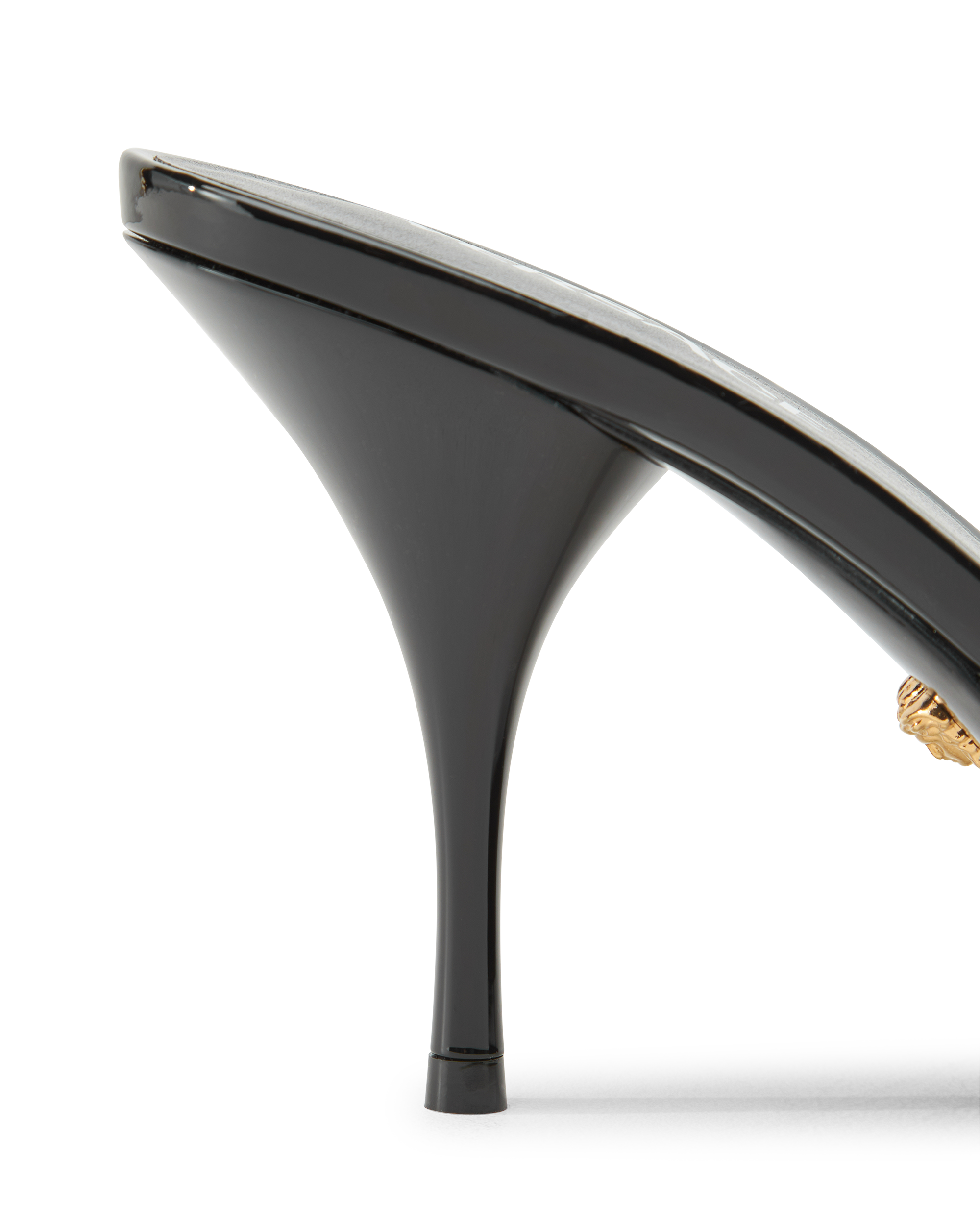 Opera Bow Patent Mules 85 mm