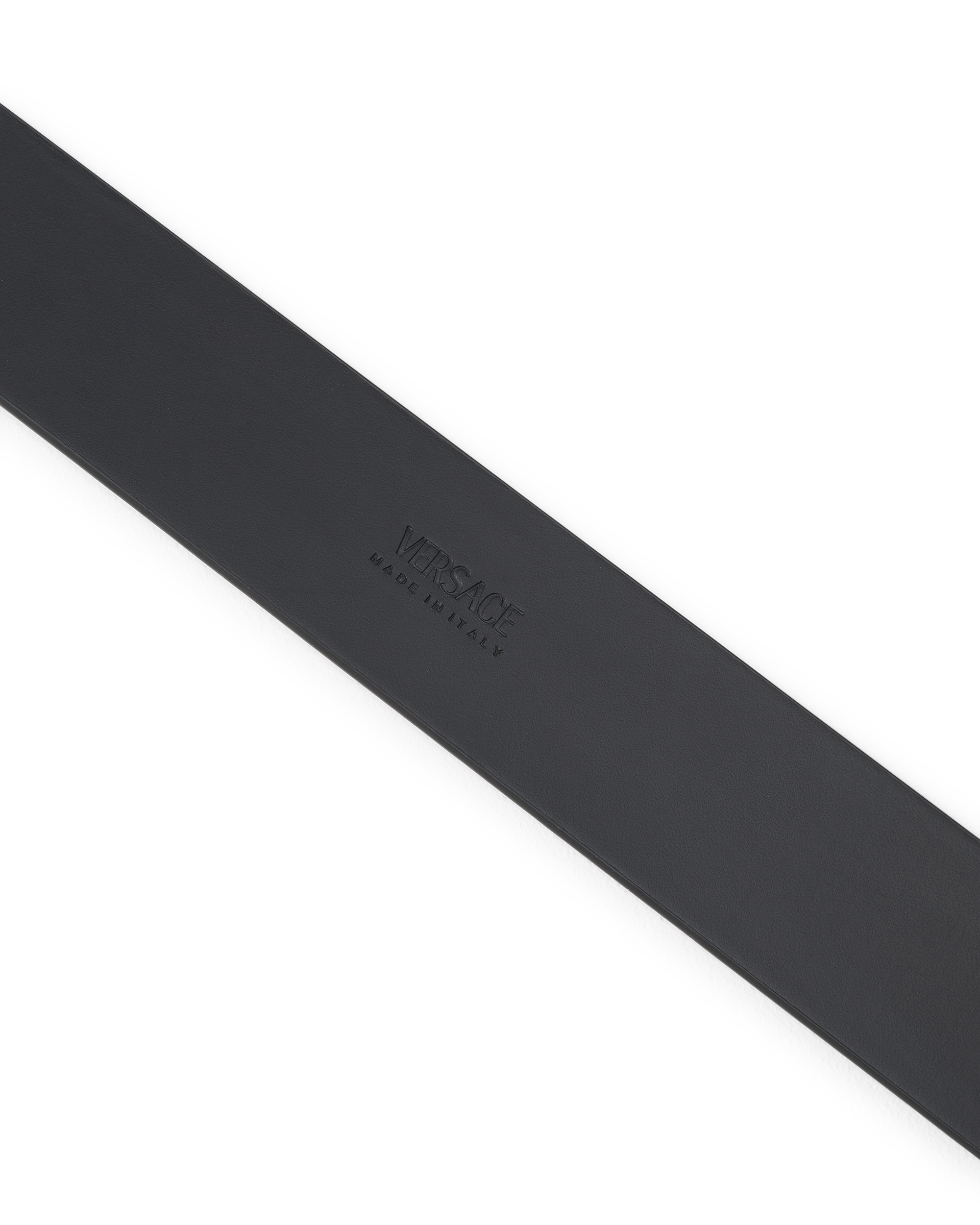 Buckle Crest Leather Belt
