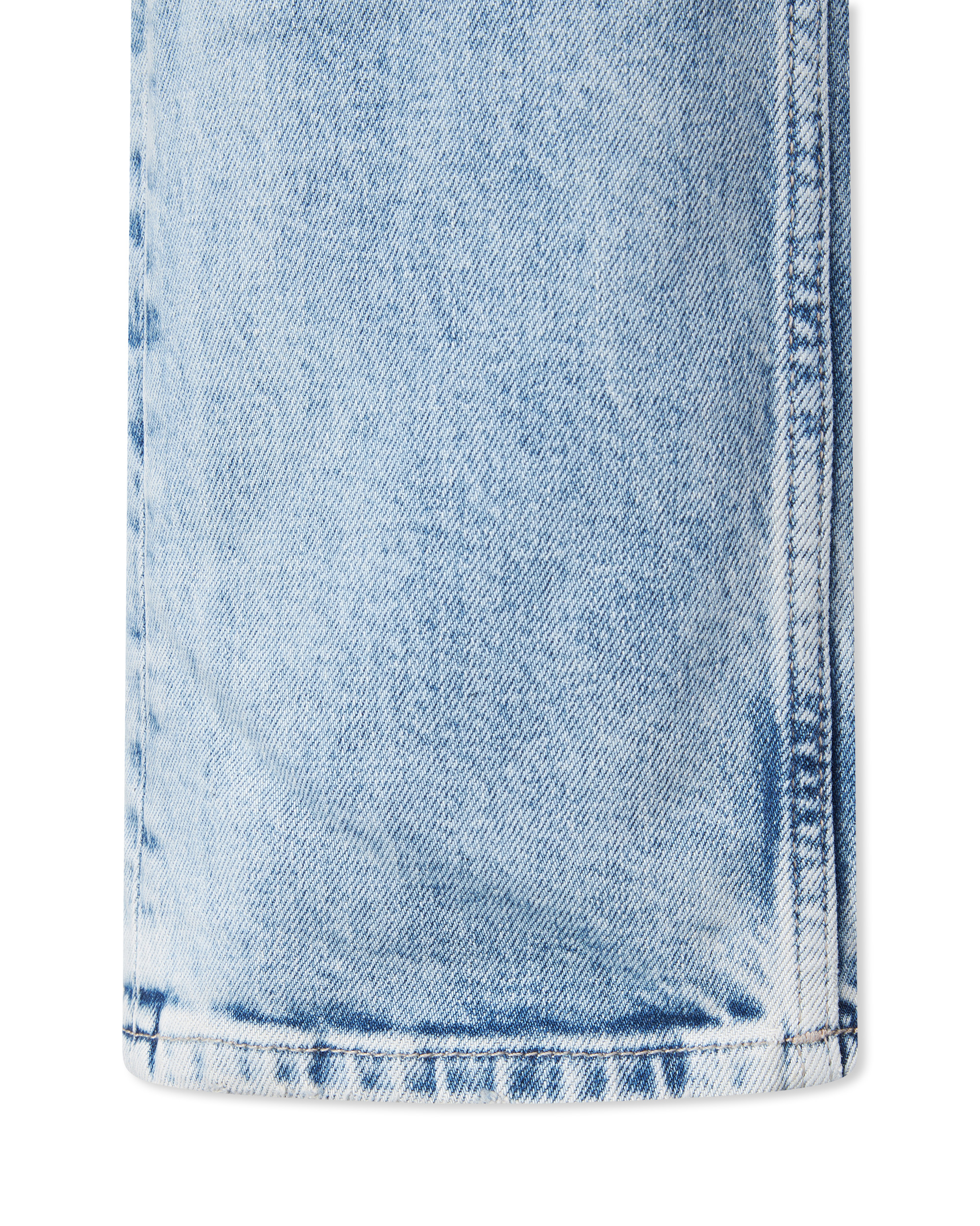 Blue Organic Blend Axe Vintage Tailored Straight Fit Jean by Jude Neale | DIHSAN