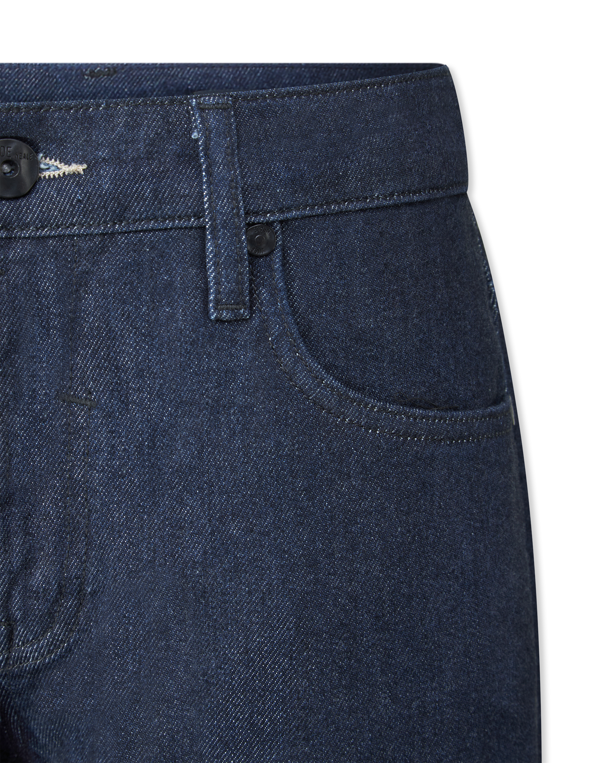 Indigo Organic Blend Bowie Raw Easy Straight Fit by Jude Neale | DIHSAN