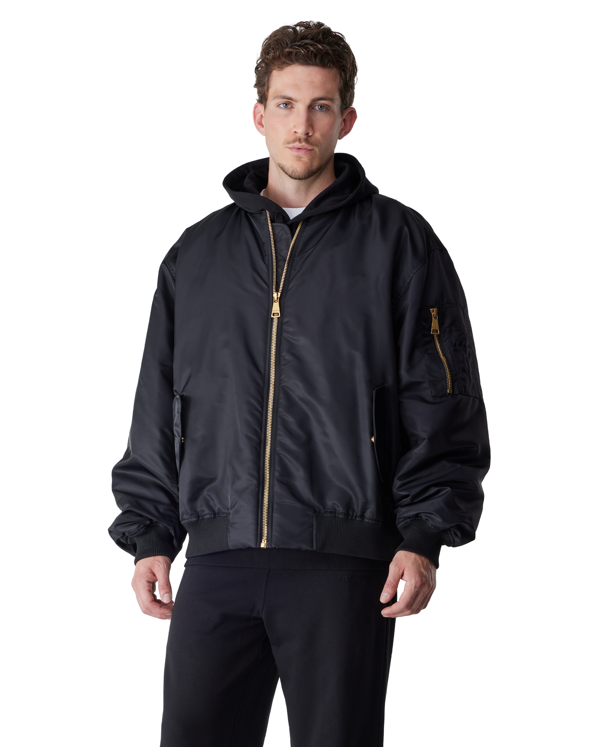 Attitude Nylon Bomber Jacket