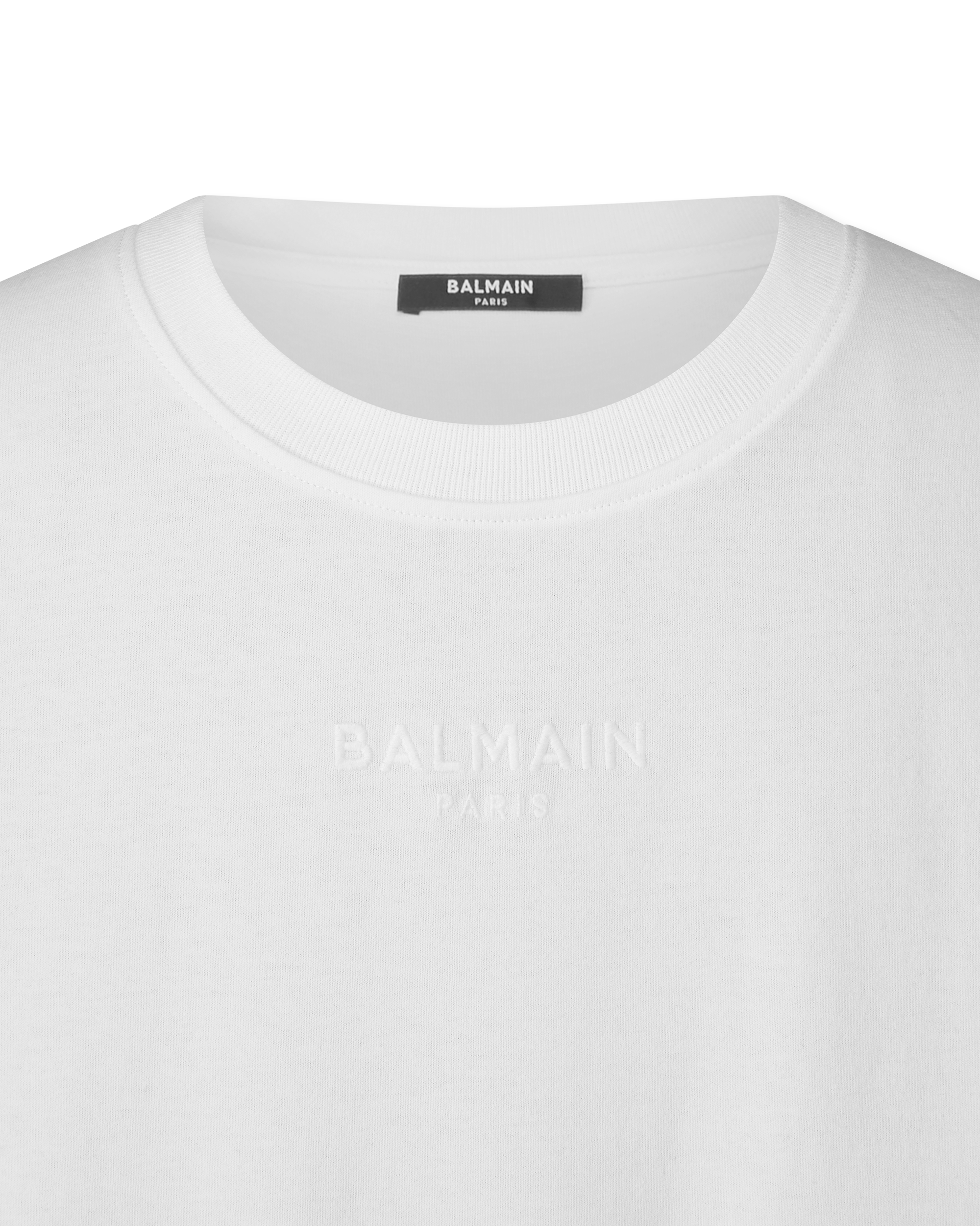Embroidered Balmain Paris T-Shirt