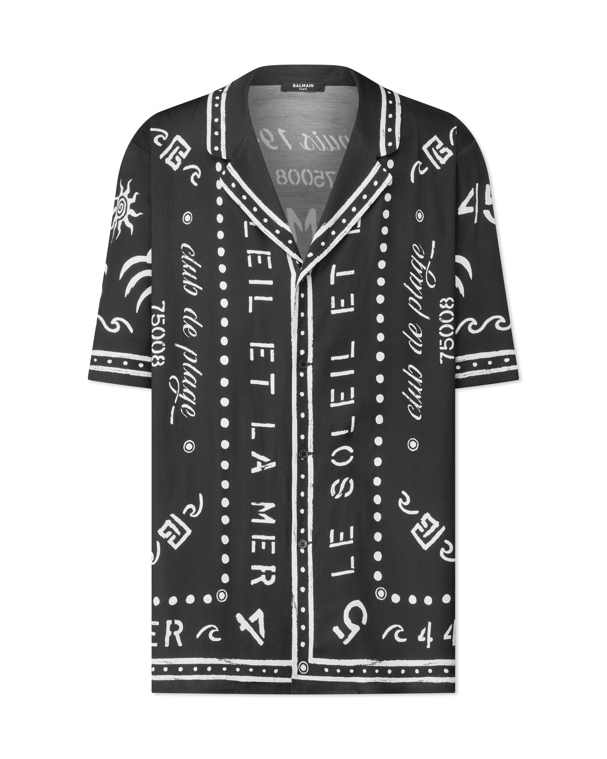 Balmain Club Printed Pyjama Shirt