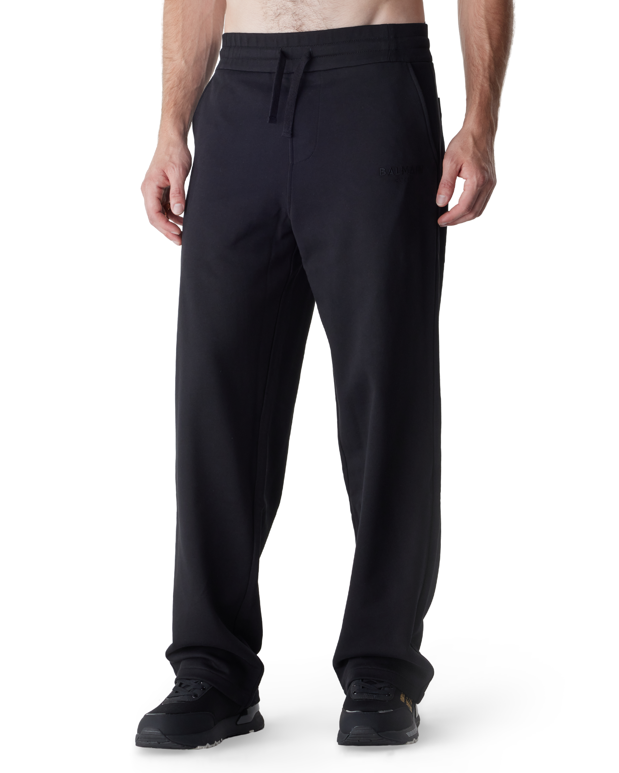Paris Embossed Logo Sweatpants