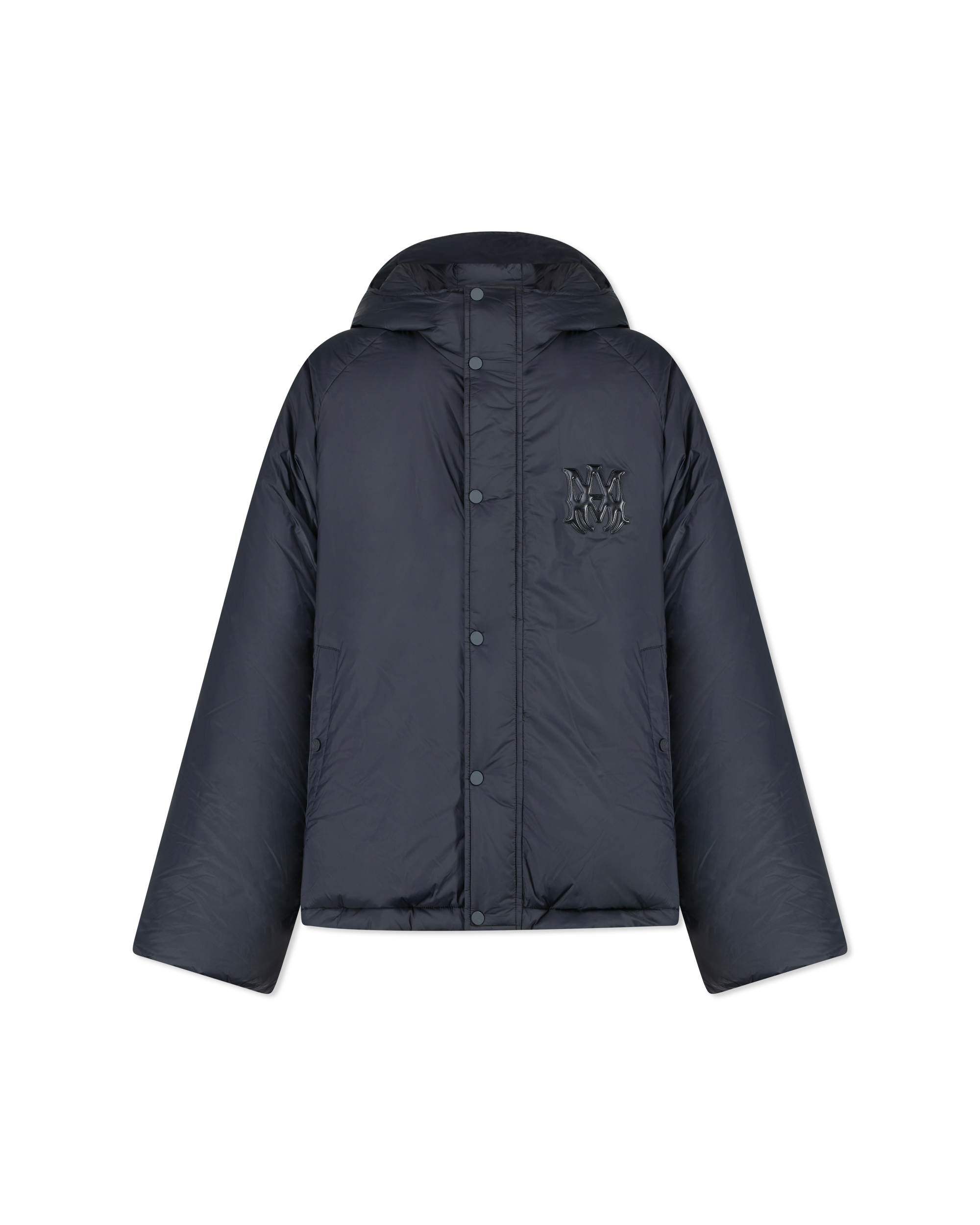 Logo Hooded Down Jacket