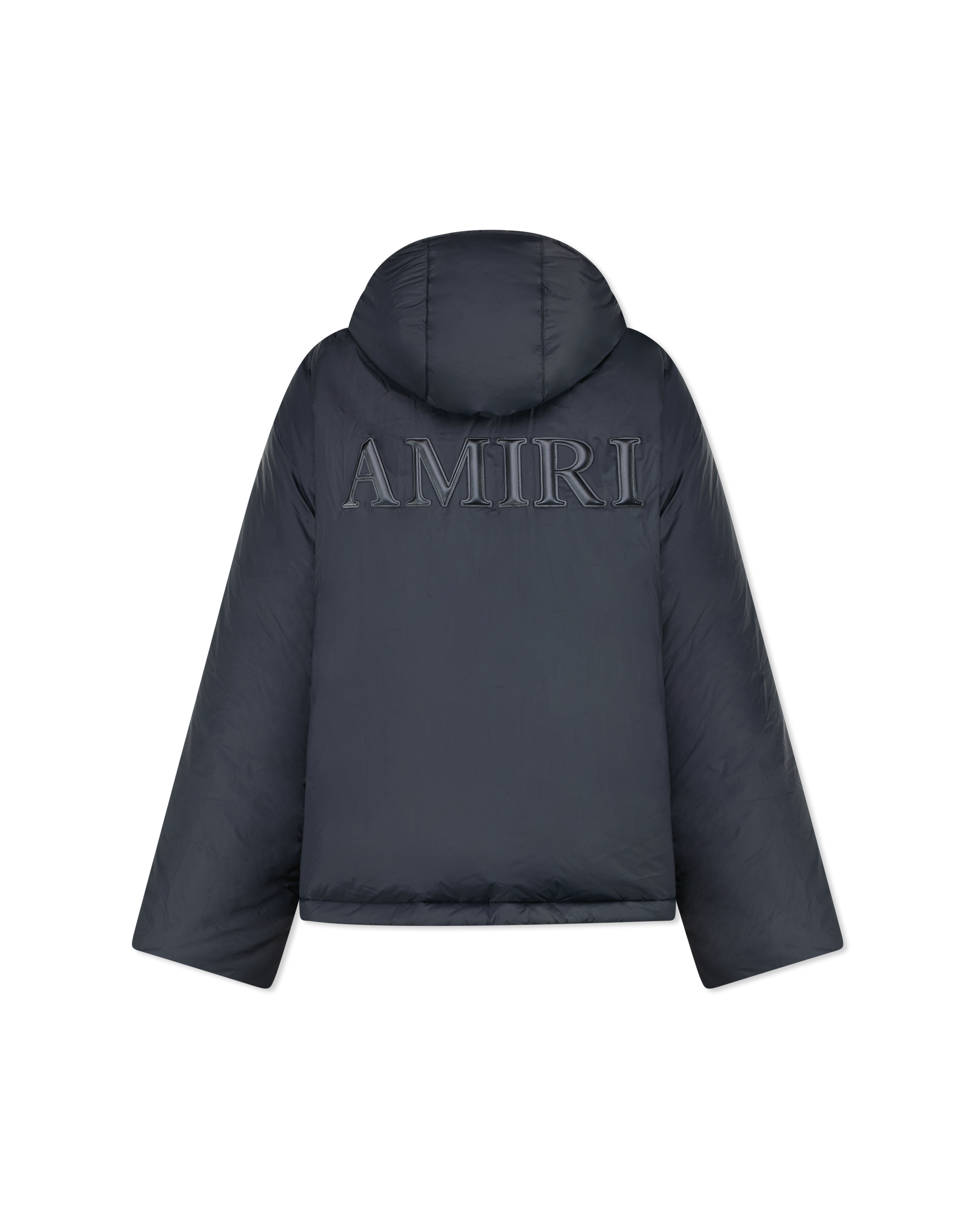 Logo Hooded Down Jacket