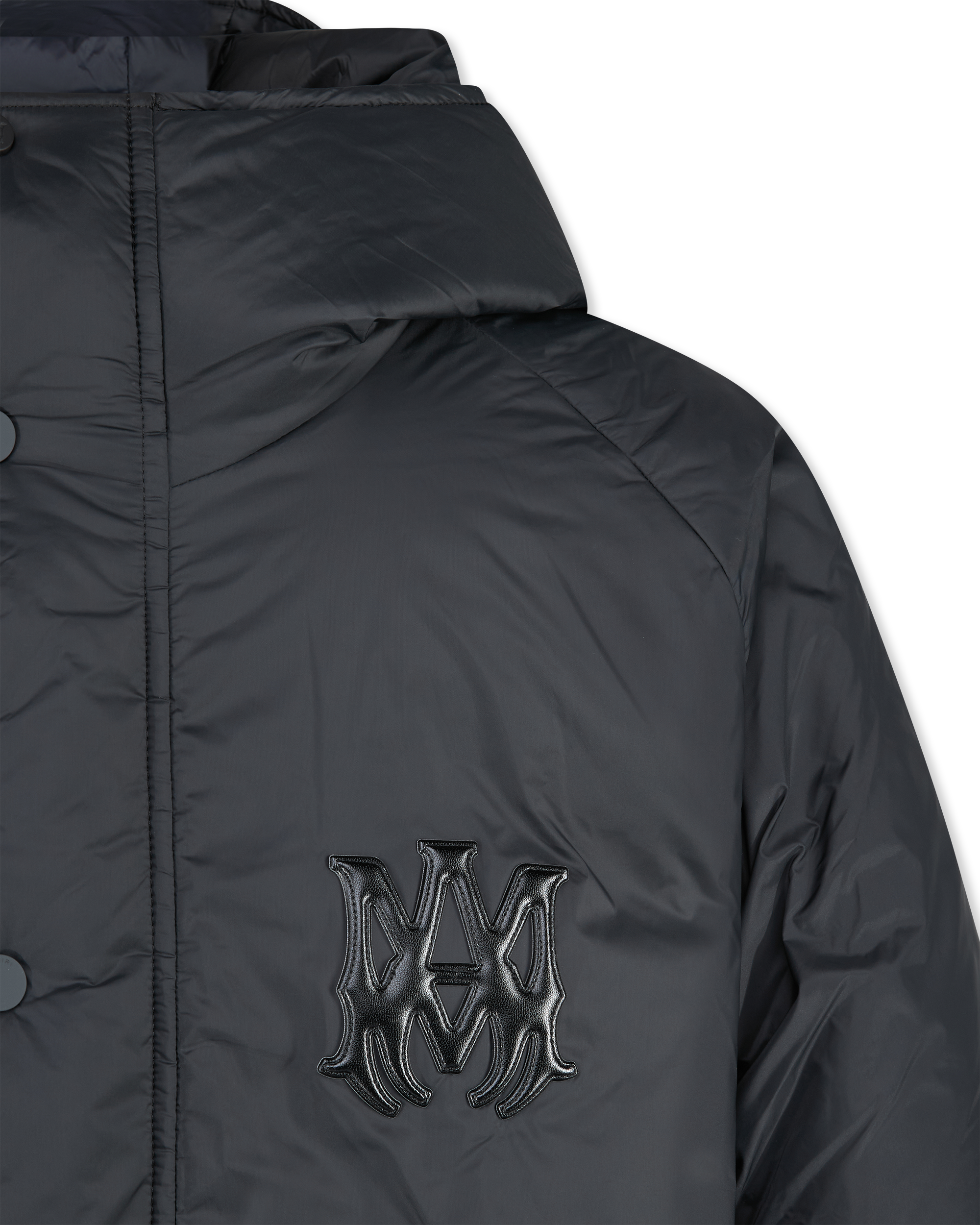 Logo Hooded Down Jacket
