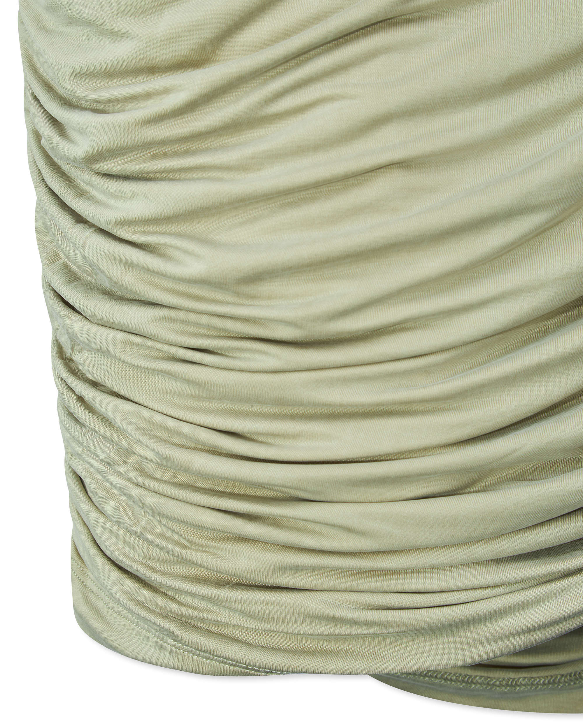 One Shoulder Draped Mini Dress