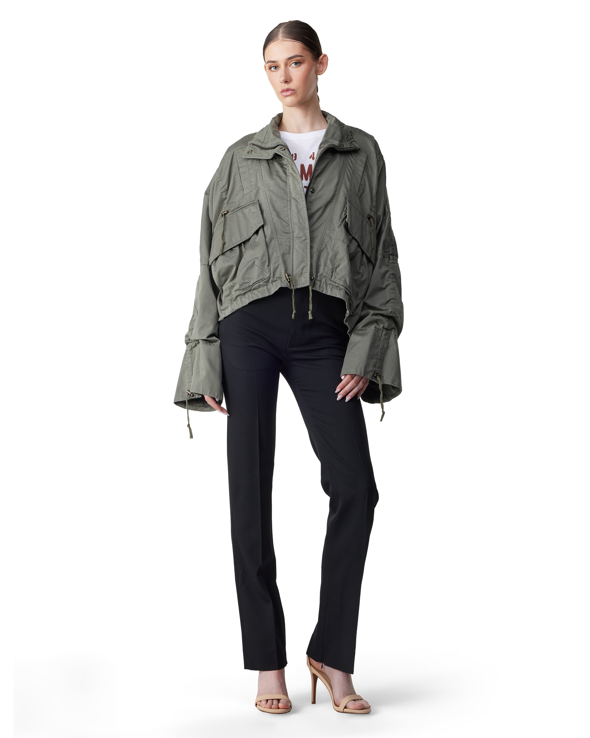 Cotton Gabardine Parka