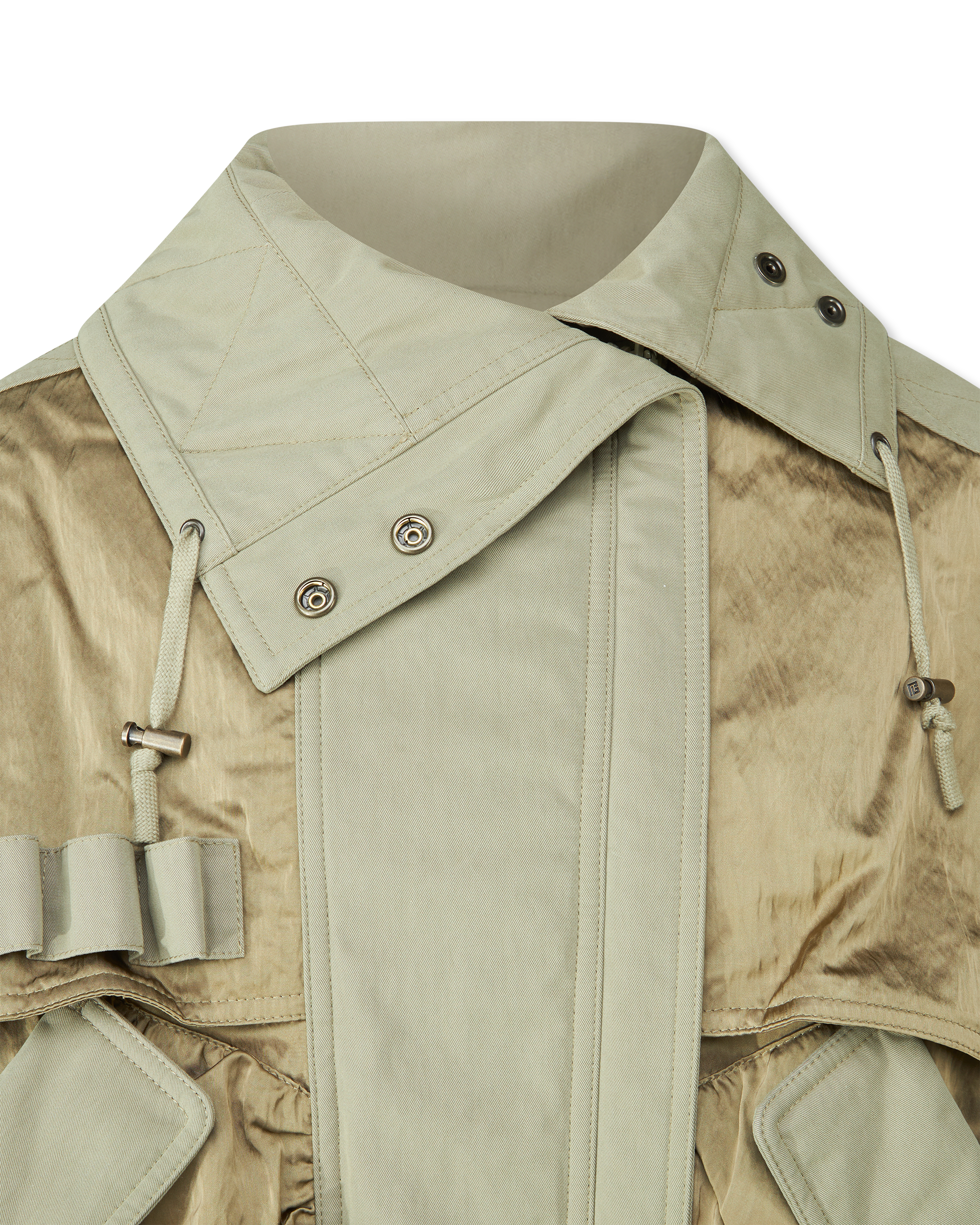 Batwing Cotton Twill Bomber Jacket
